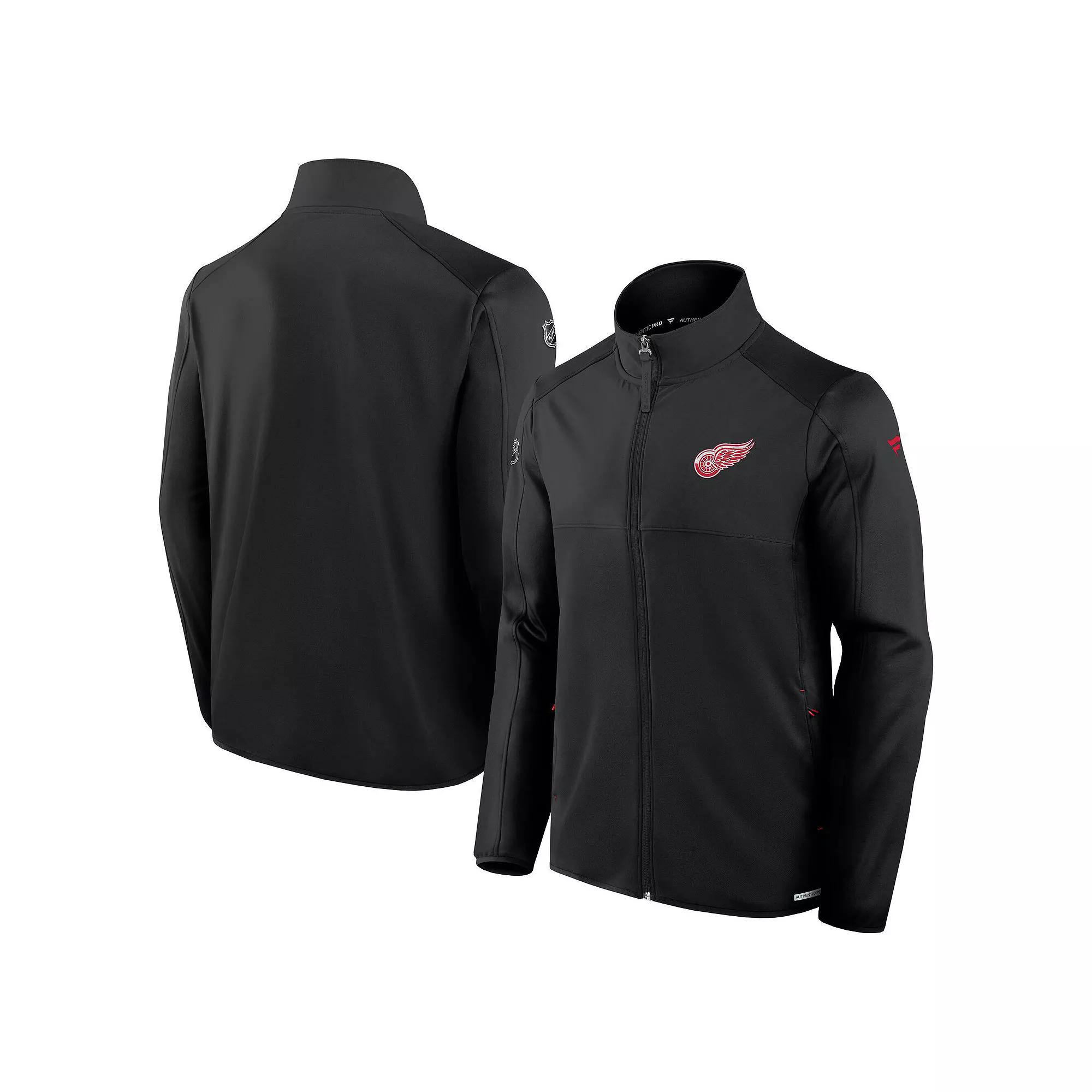 Men's Fanatics Black New Jersey Devils Authentic Pro Rink Fleece Full-Zip Jacket,  Product Image