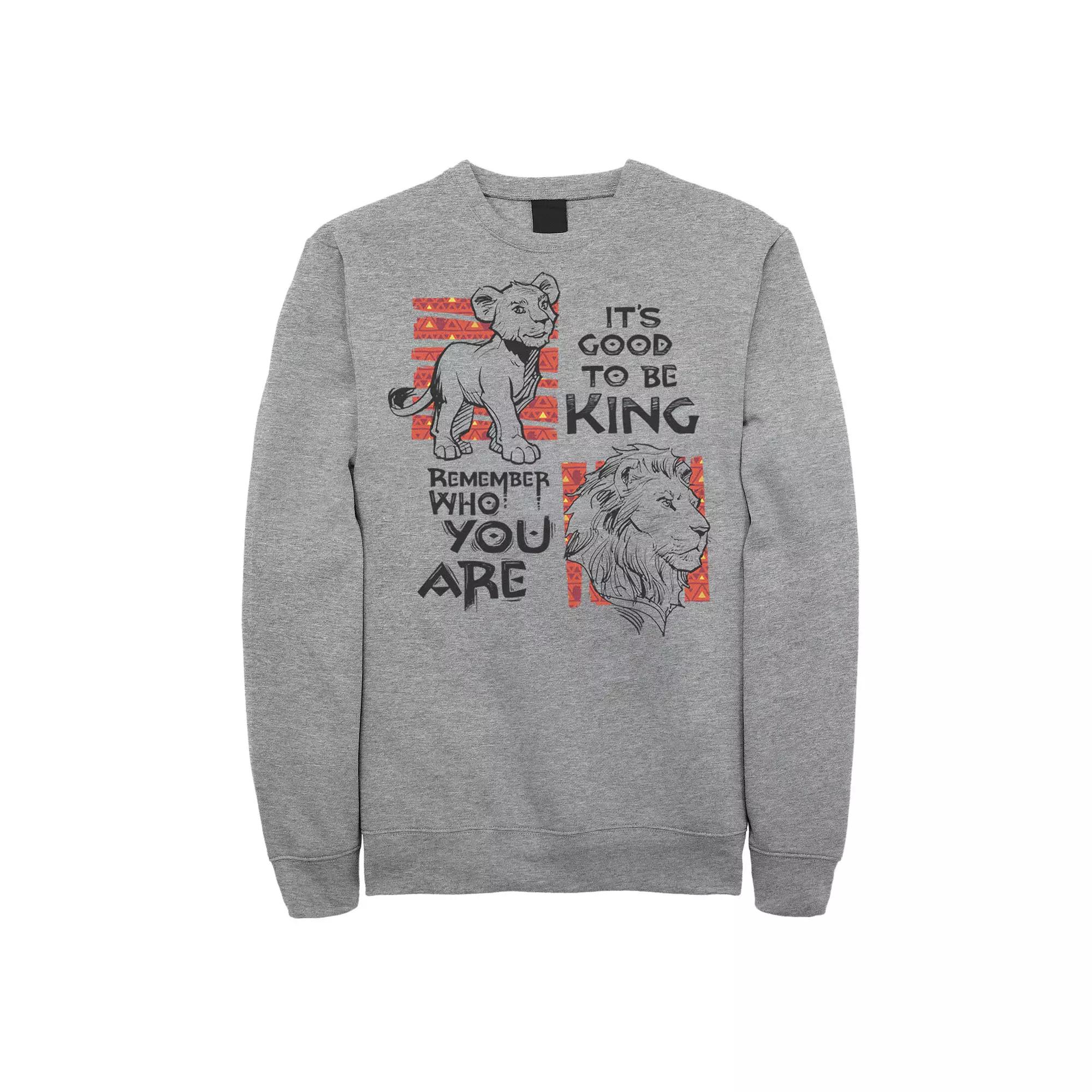 Disney's The Lion King Men's Live Action Quotes Sweatshirt,  Product Image