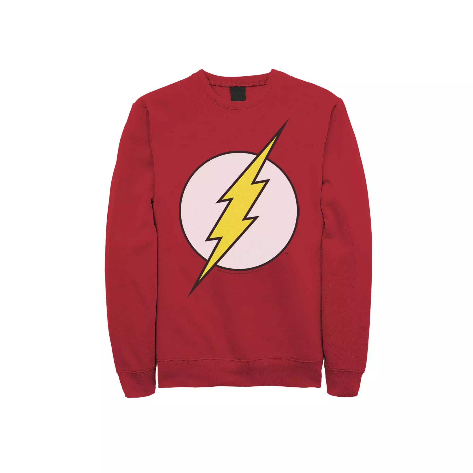 Men's DC Comics The Flash Large Classic Chest Logo Sweatshirt, Red Product Image