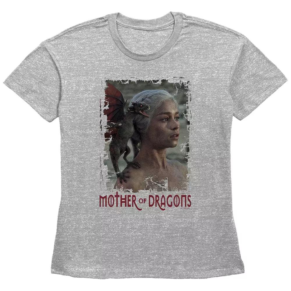 Women's Game Of Thrones Mother Of Dragons Basic Fit Graphic Tee,  Product Image