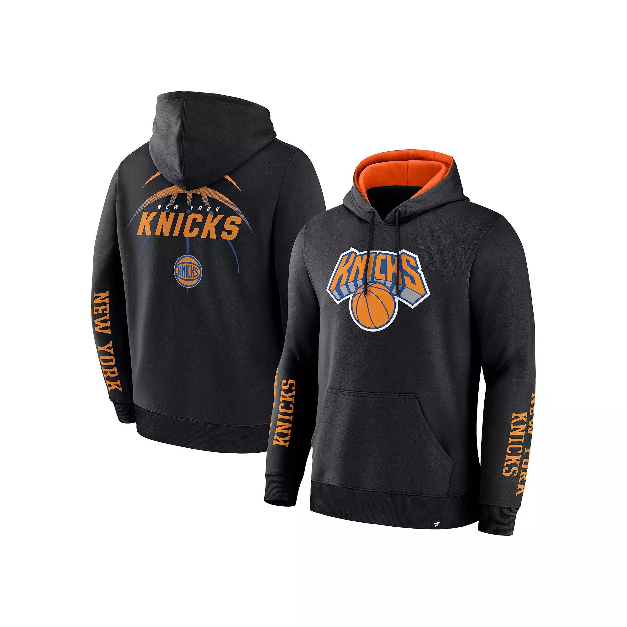Men's Fanatics Black New York Knicks Legacy Guard Pullover Hoodie,  Product Image