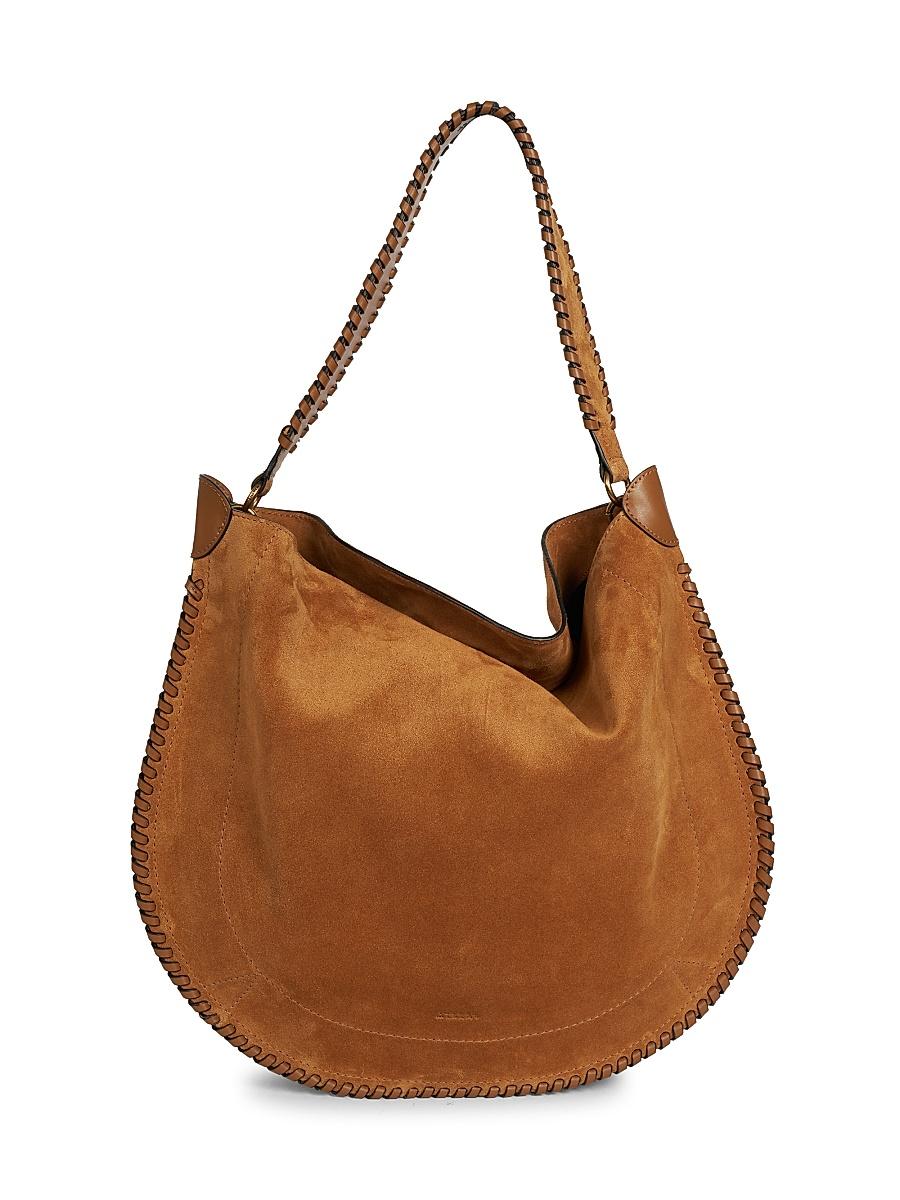 Womens Oskan Suede Leather Hobo Bag Product Image