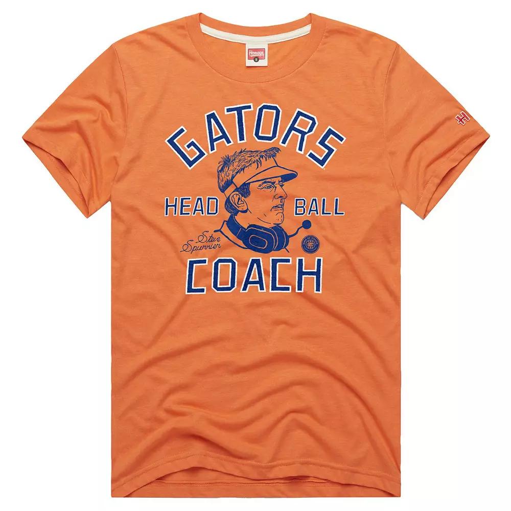Men's Homage Steve Spurrier Orange Florida Gators Ring of Honor T-Shirt, Size: Small Product Image