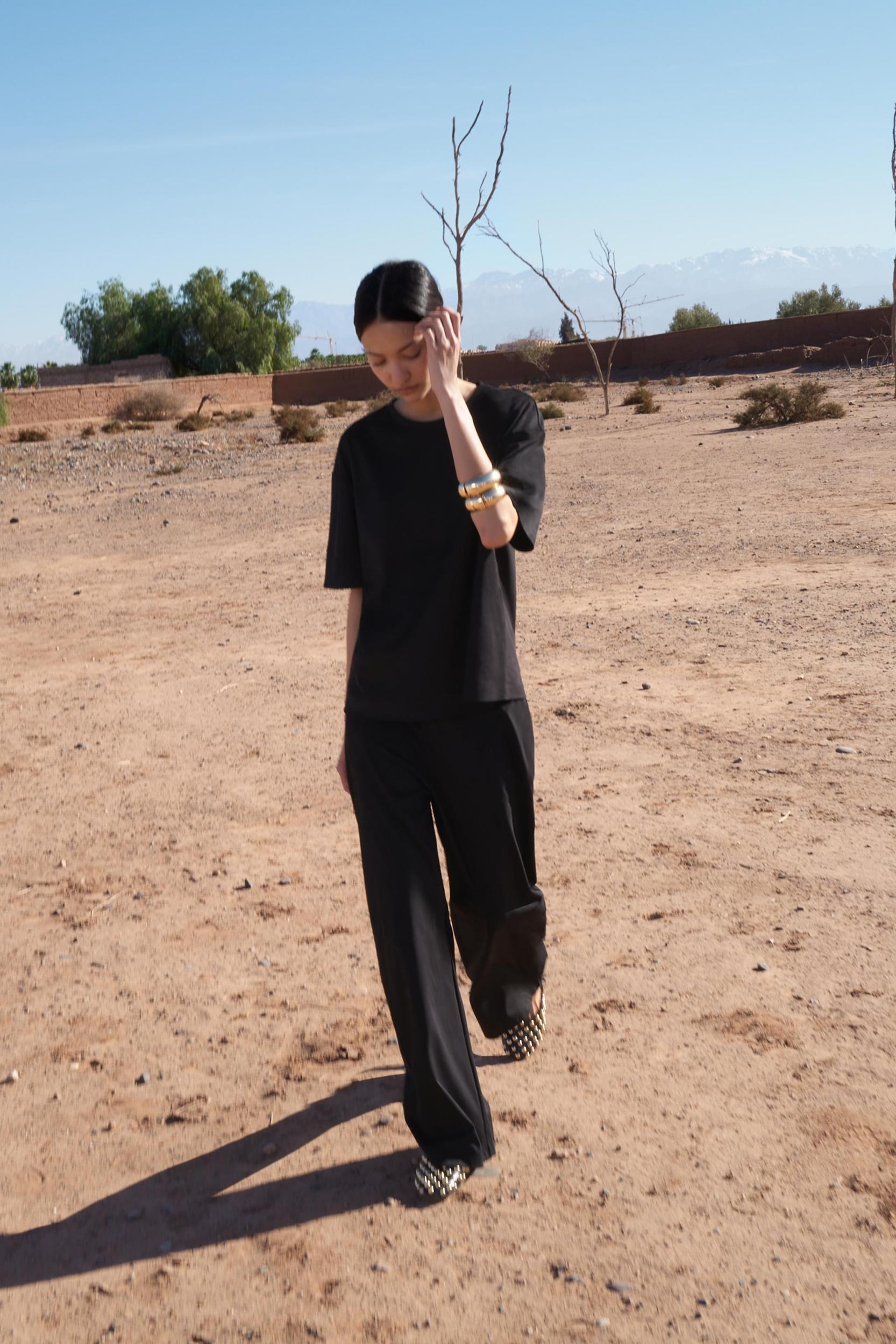 FAUX SUEDE PANTS Product Image