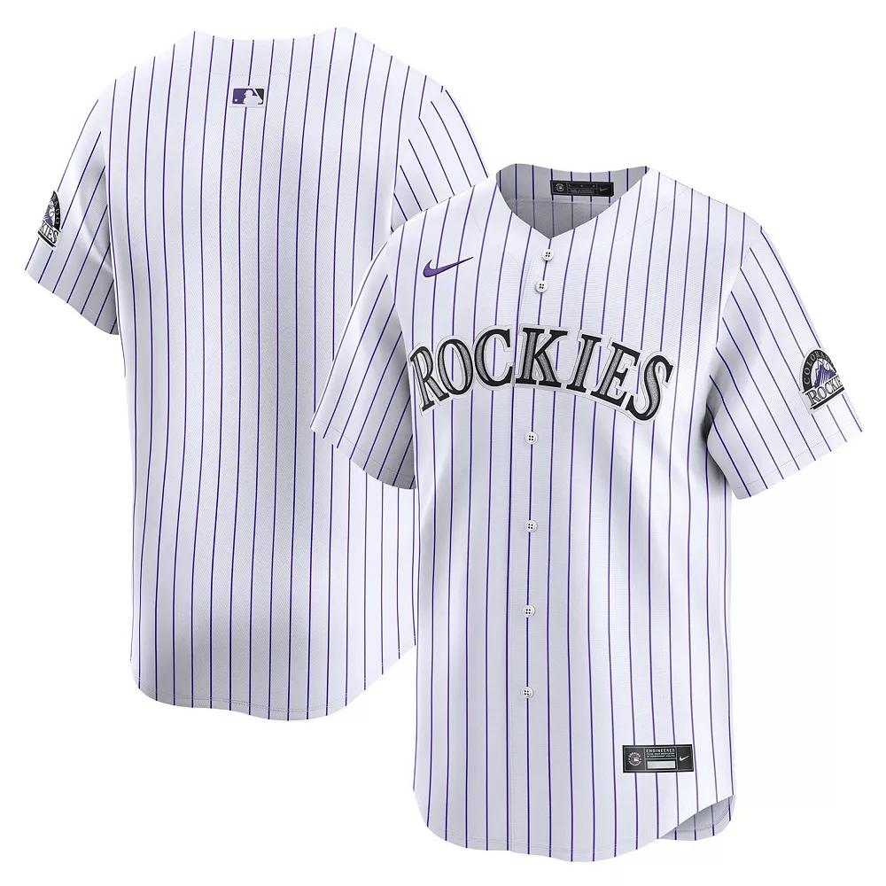Men's Nike White Colorado Rockies Home Limited Player Jersey,  Product Image