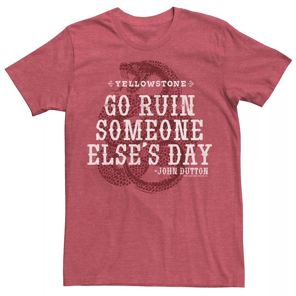 Men's Yellowstone Go Ruin Someone Else's Day Snake Tee,  Product Image