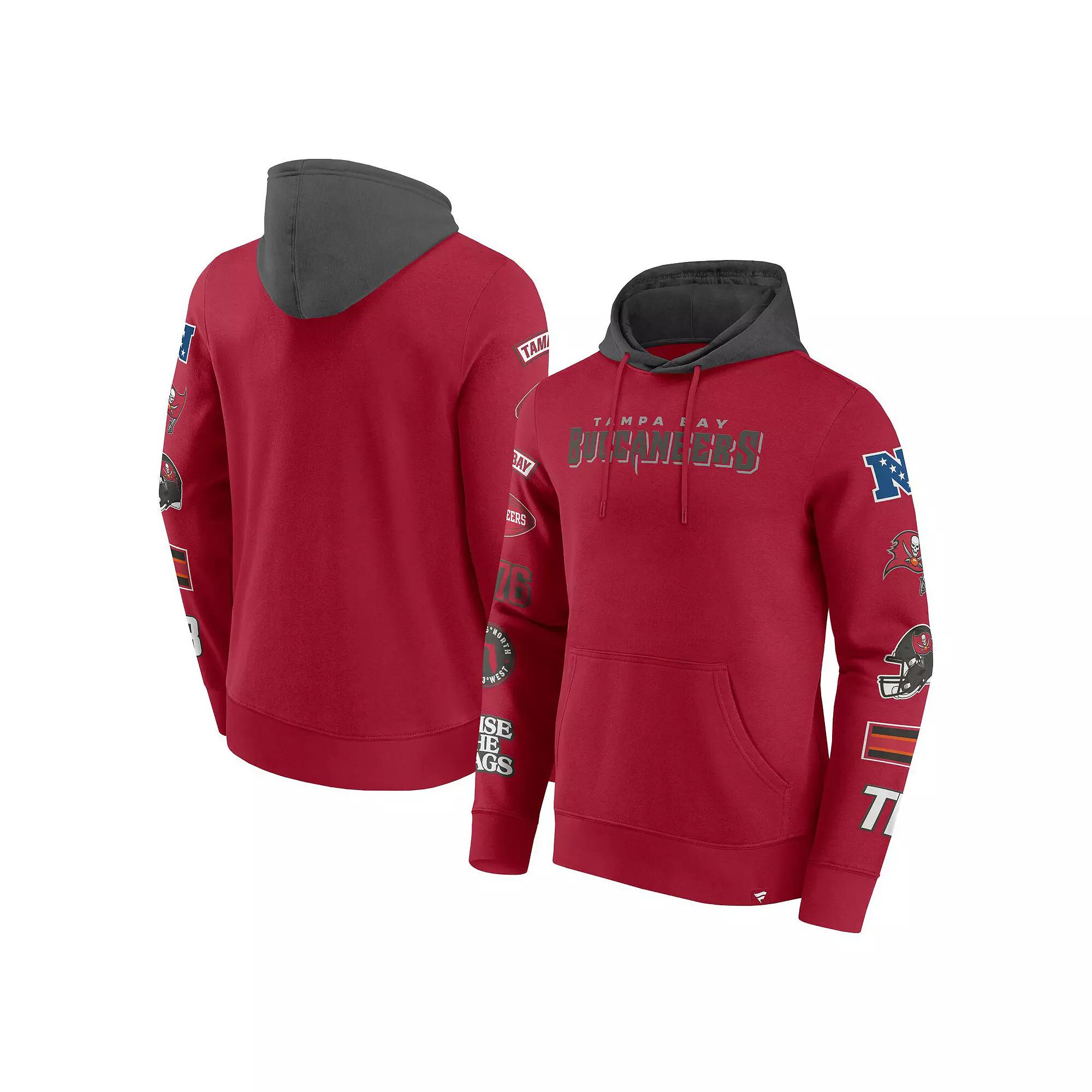 Men's Fanatics Royal Buffalo Bills Big & Tall Patched Out Pullover Hoodie, Size: 3XB, Blue Product Image