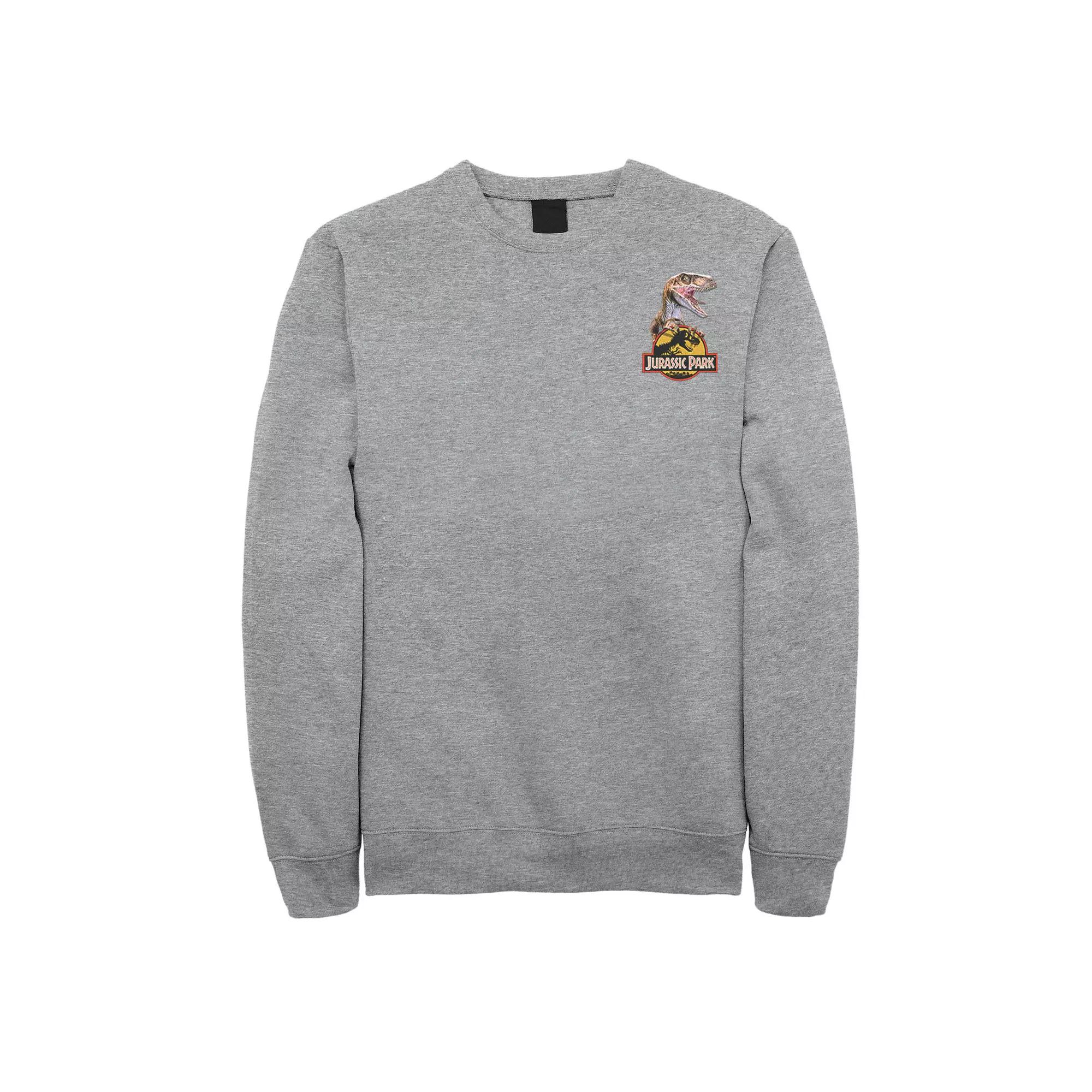 Men's Jurassic Park Raptor Hold Logo Pocket Sweatshirt,  Product Image