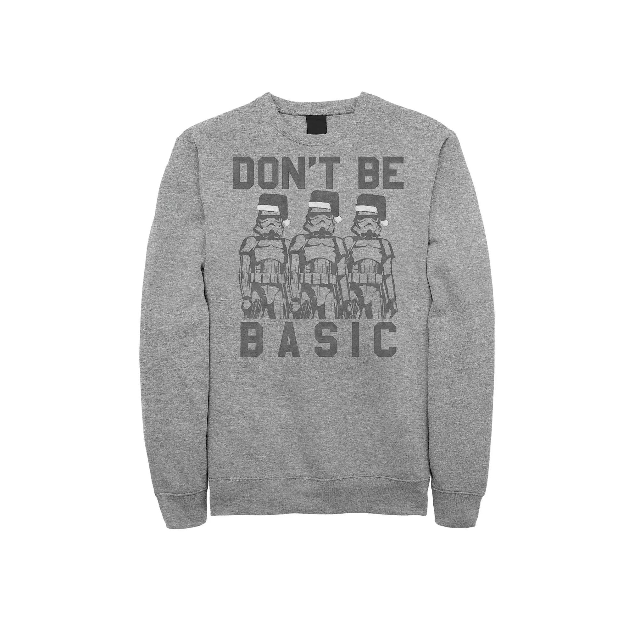 Juniors' Star Wars "Don't Be Basic" Christmas Group Shot Fleece, Girl's,  Product Image