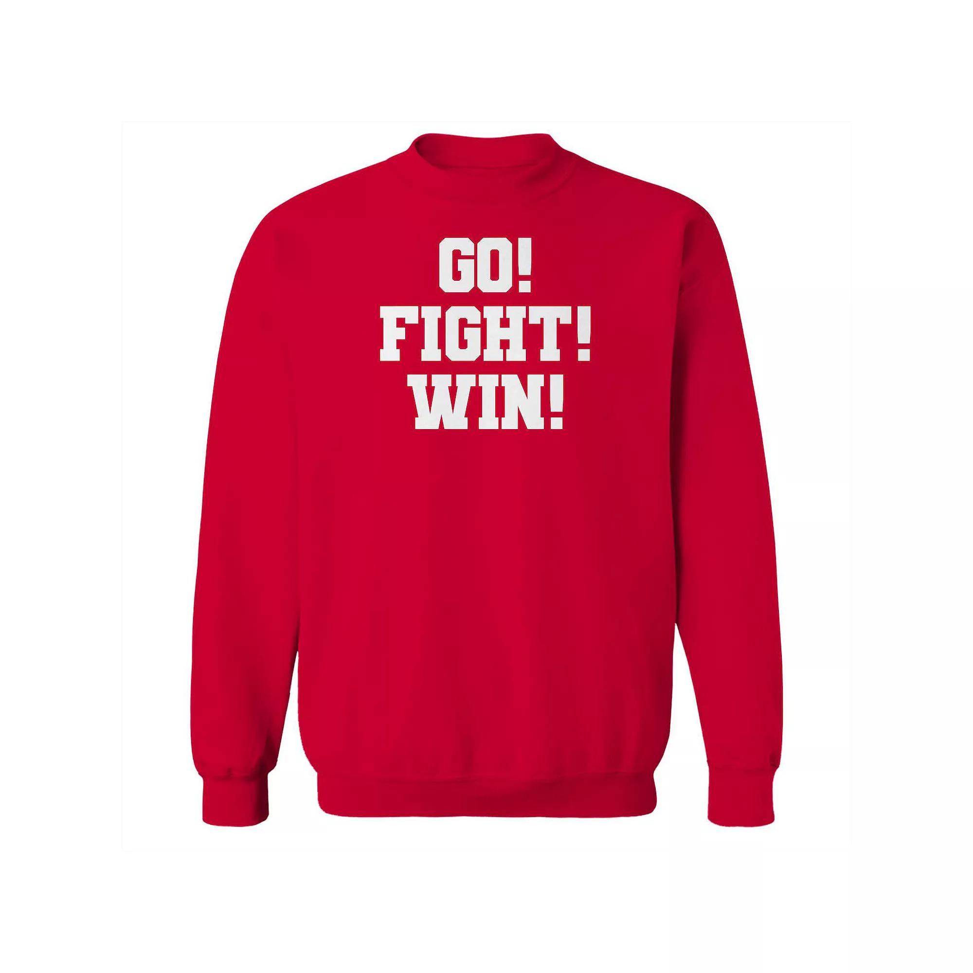 Men's Duke & Sons Go Fight Win Graphic Sweatshirt, Adult Unisex,  Product Image