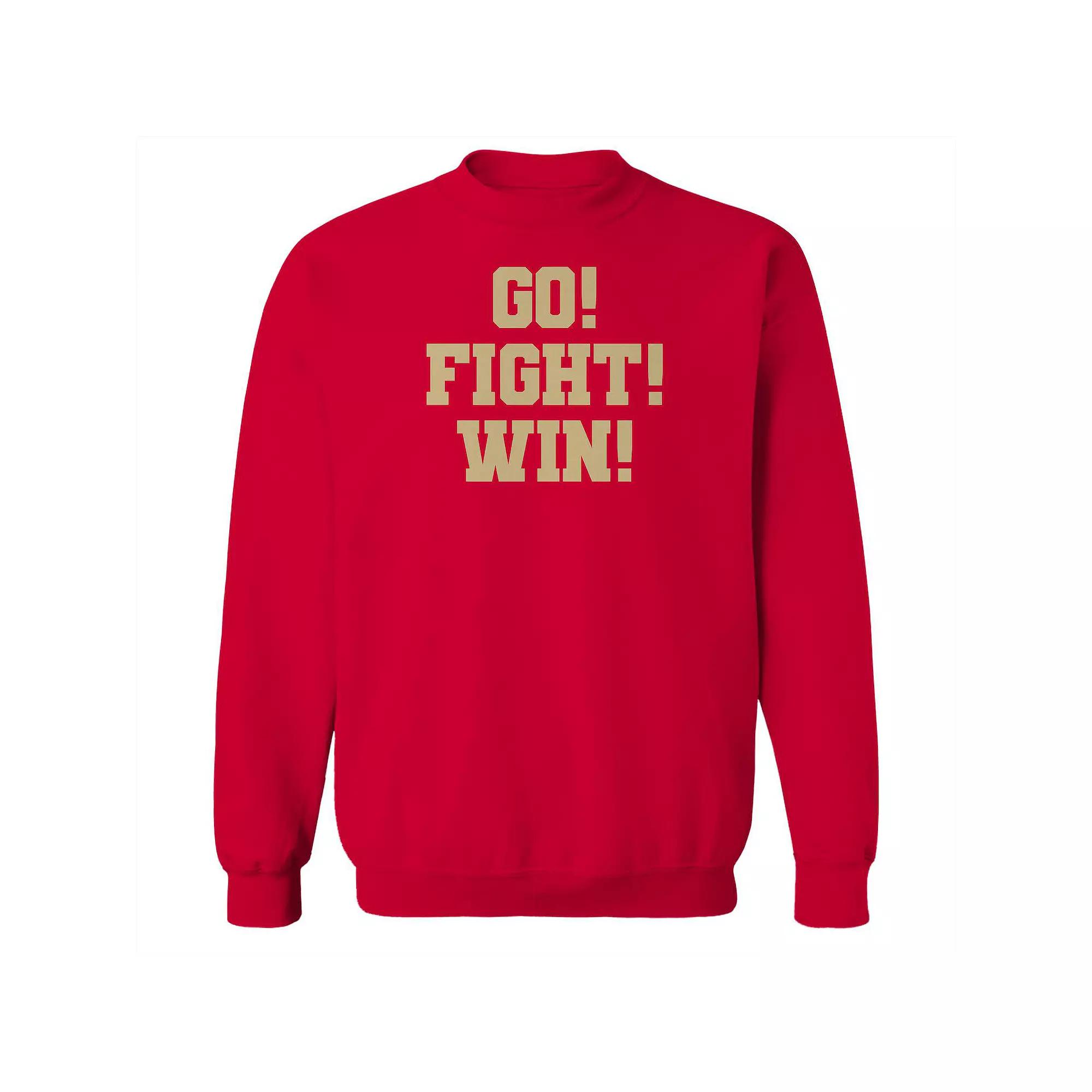 Men's Duke & Sons Go Fight Win Graphic Sweatshirt, Adult Unisex,  Product Image
