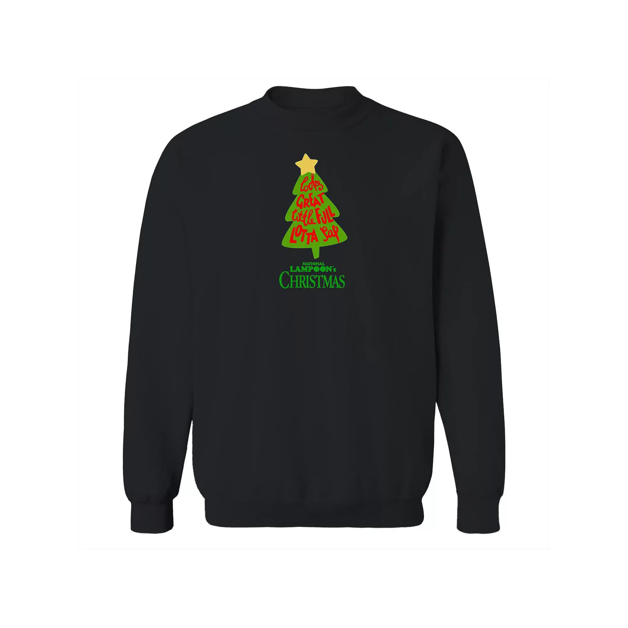 Men's Looks Great Christmas Tree National Lampoon's Christmas Vacation Graphic Fleece Crew Sweatshirt, Adult Unisex,  Product Image