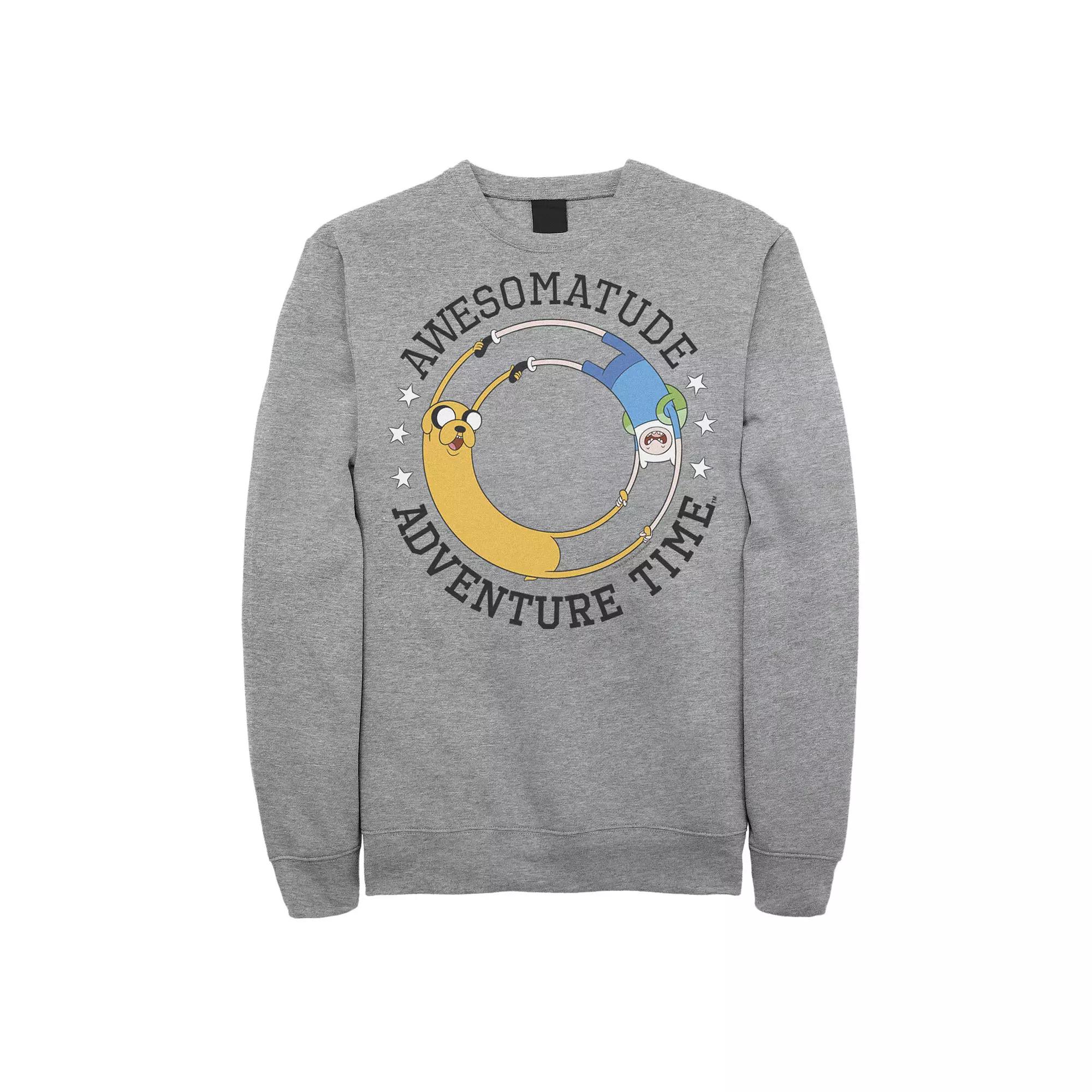 Men's Cartoon Network Adventure Time Jake The Dog Land Of Ooo Sweatshirt,  Product Image