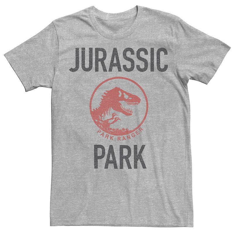 Men's Jurassic Park Jurassic Ranger Tee, Size: Medium, Athletic Grey Product Image