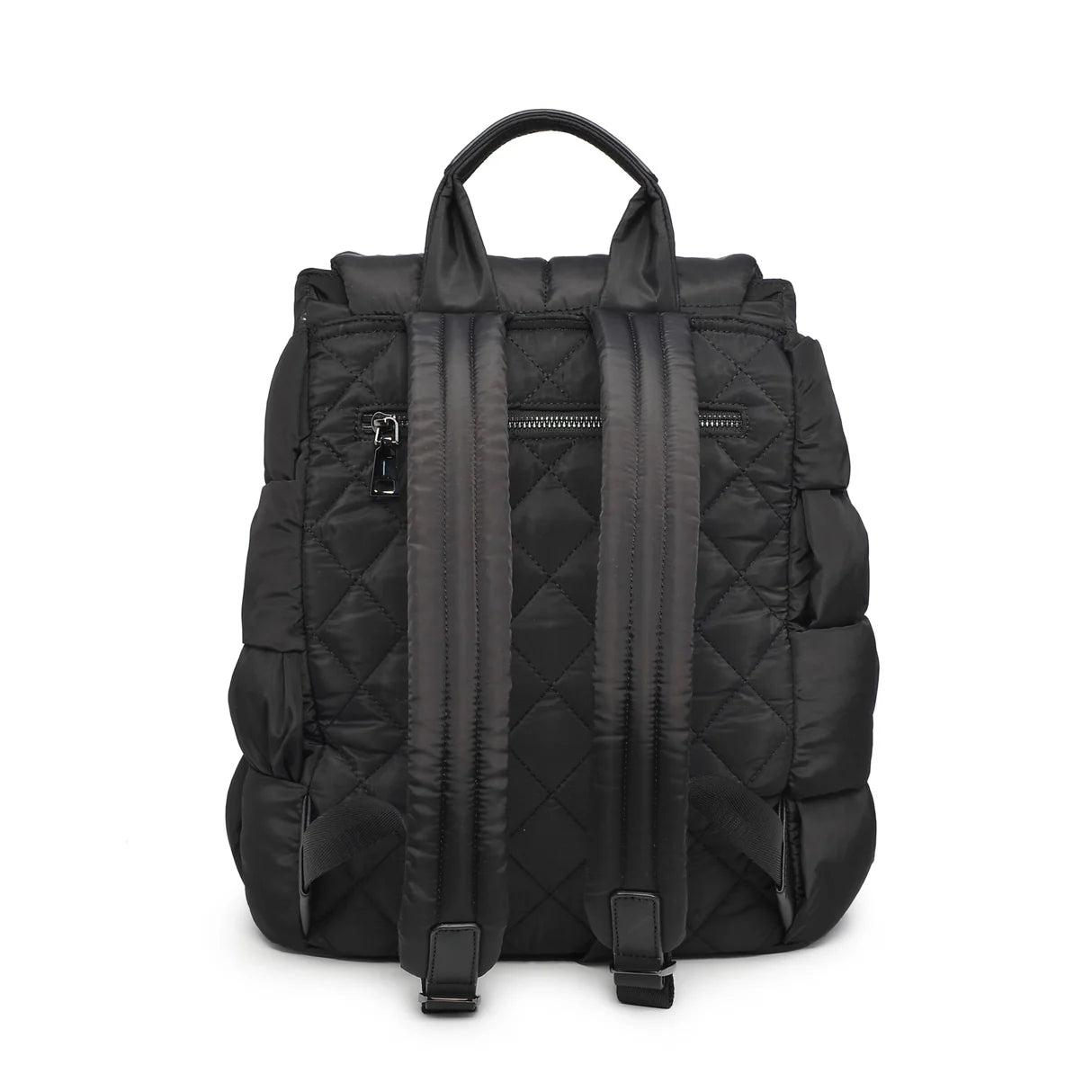 Quilted Woven Nylon Backpack Product Image