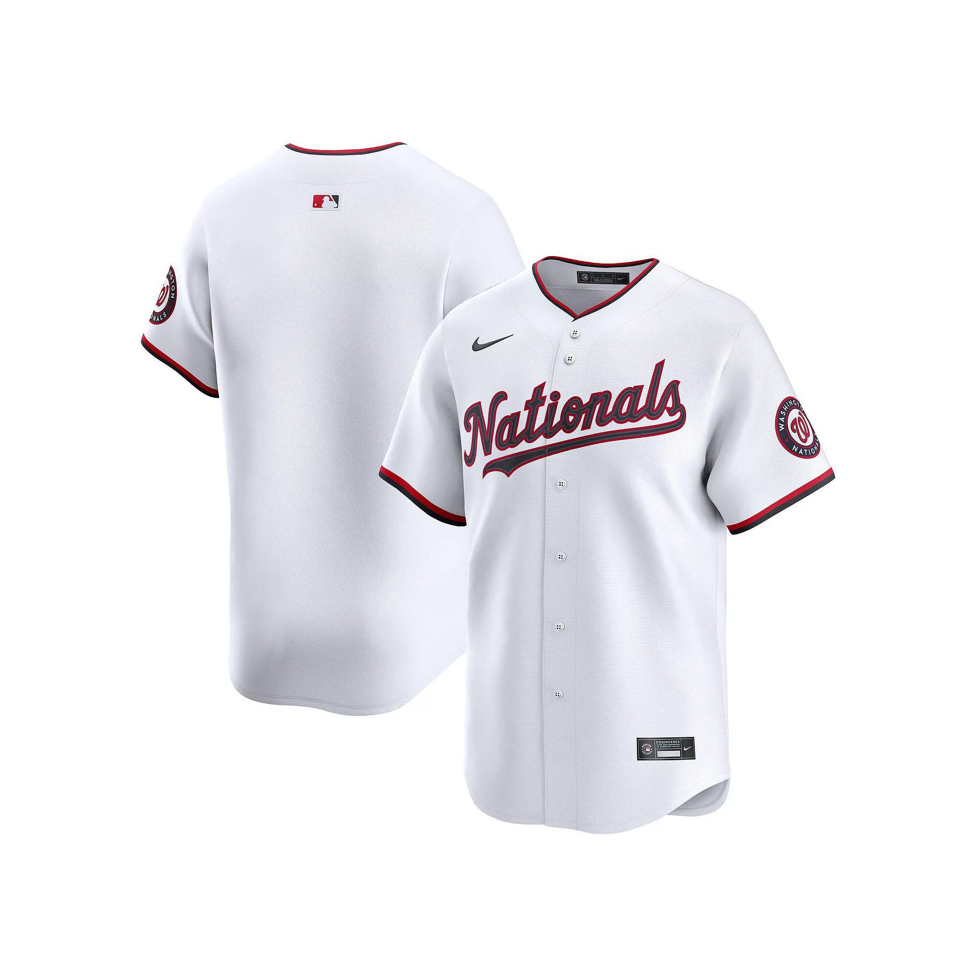 Men's Nike White Washington Nationals Home Limited Jersey, Size: 2XL Product Image