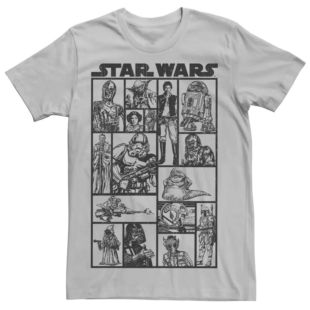Men's Star Wars Return of the Jedi Character Portrait Group Tee,  Product Image