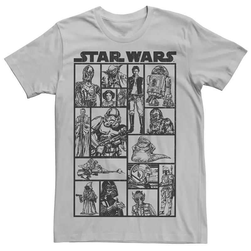Men's Star Wars Return of the Jedi Character Portrait Group Tee,  Product Image