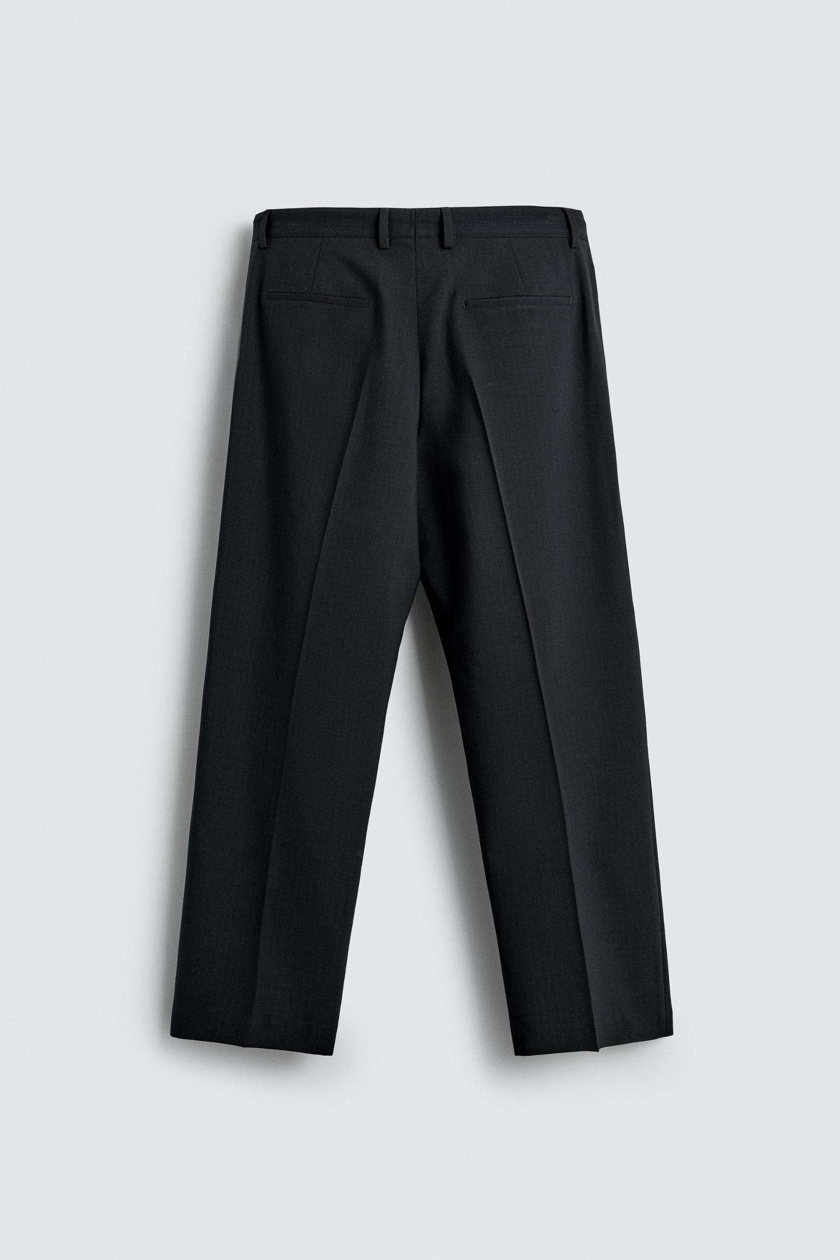 STRIPED SUIT PANTS Product Image