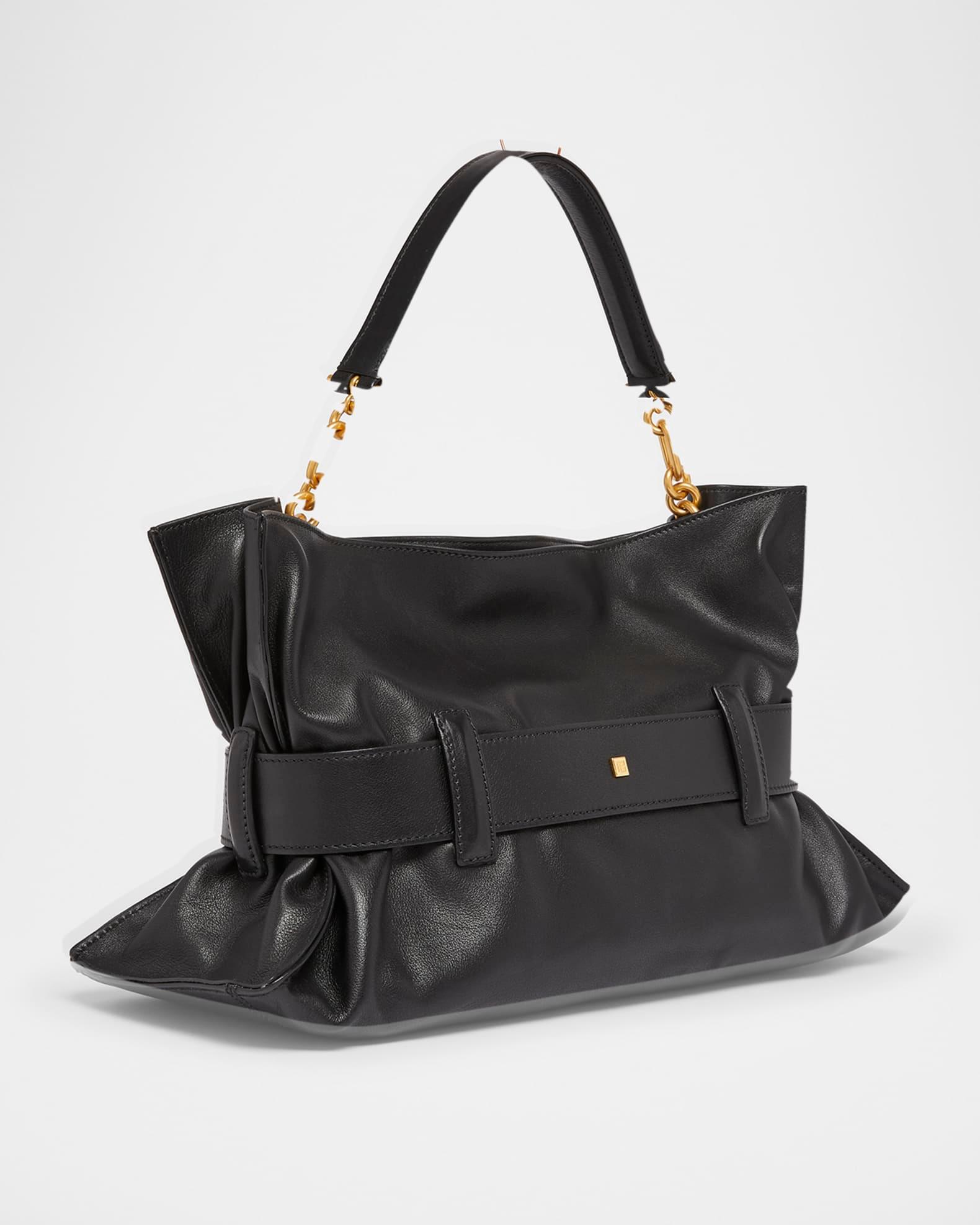Anthem Medium Buckle Shoulder Bag in Calfskin  Product Image
