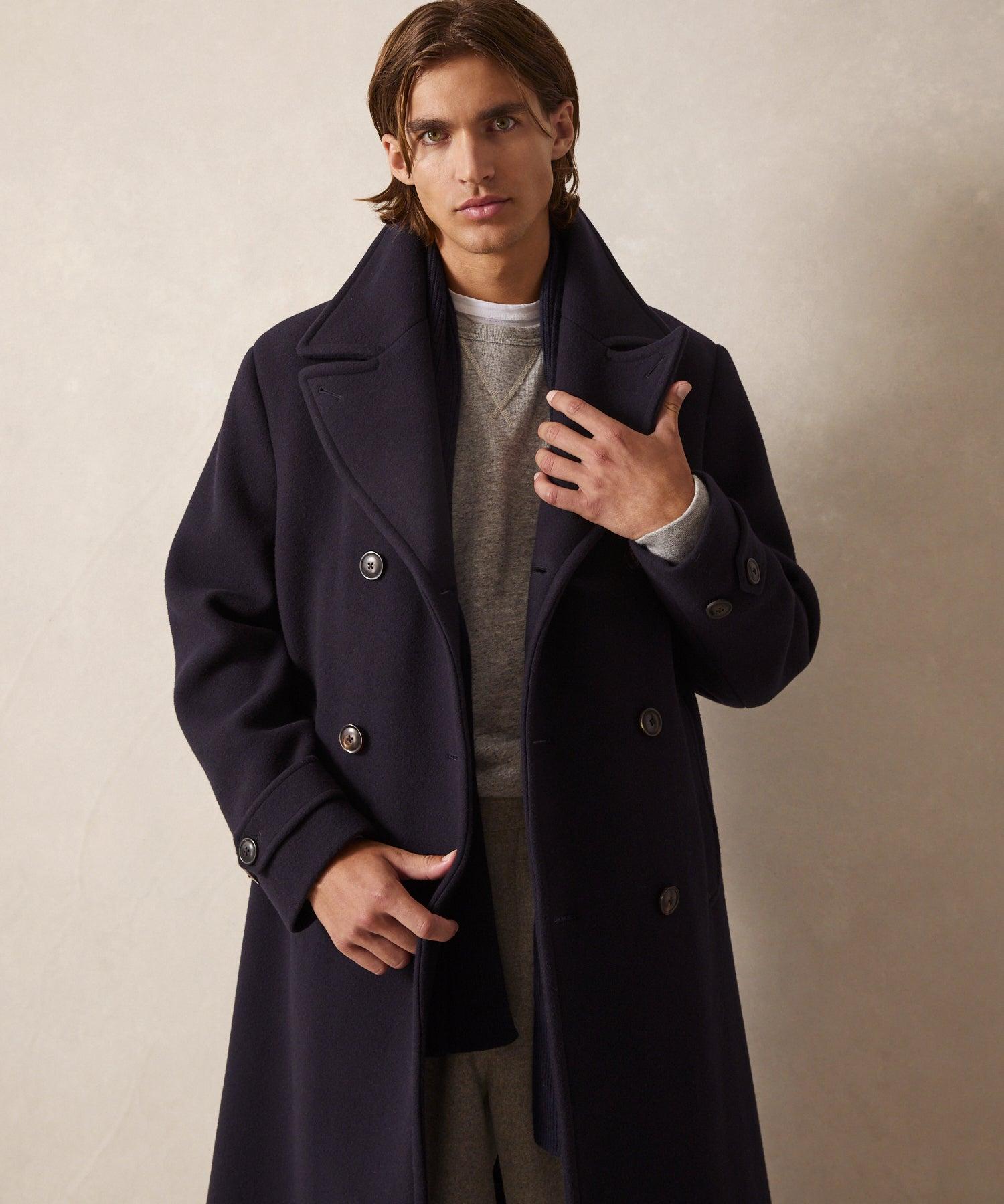 Italian Wool Officer Coat Product Image