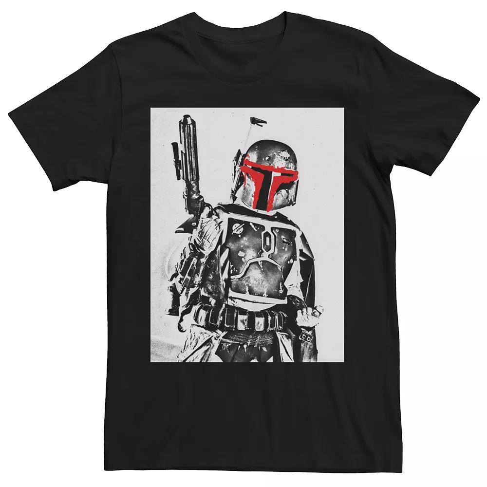 Men's Star Wars Boba Fett Sketch Short Sleeve Tee,  Product Image