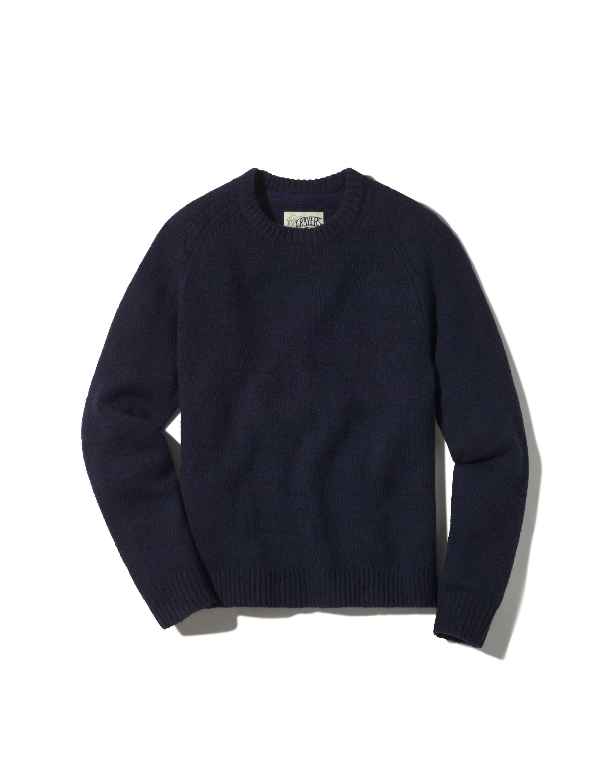 Collegiate Sweater Crew - Midnight Navy Product Image