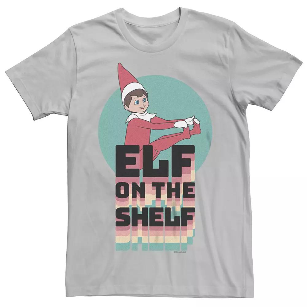 Men's Elf On The Shelf Drop Shadow Text Tee,  Product Image