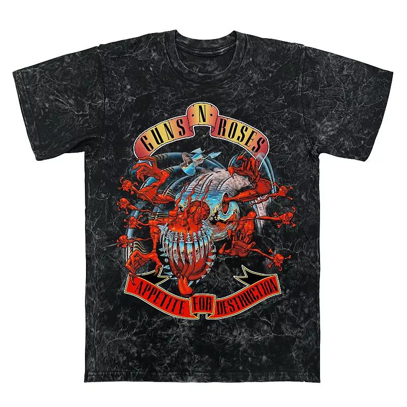 Men's Guns N' Roses Appetite For Destruction Creature Mineral Wash Graphic Tee,  Product Image