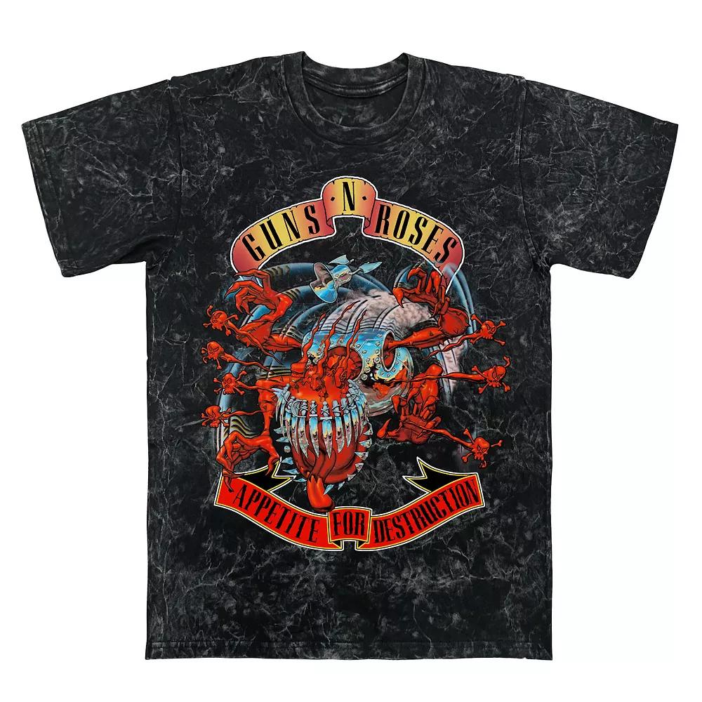 Men's Guns N' Roses Appetite For Destruction Creature Mineral Wash Graphic Tee,  Product Image