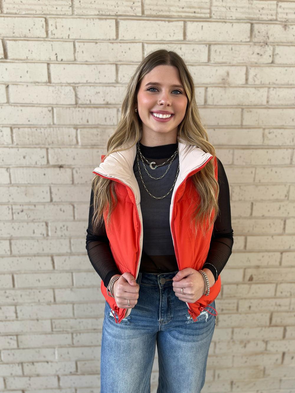 Woven Reversible Vest - Multiple Colors* Product Image