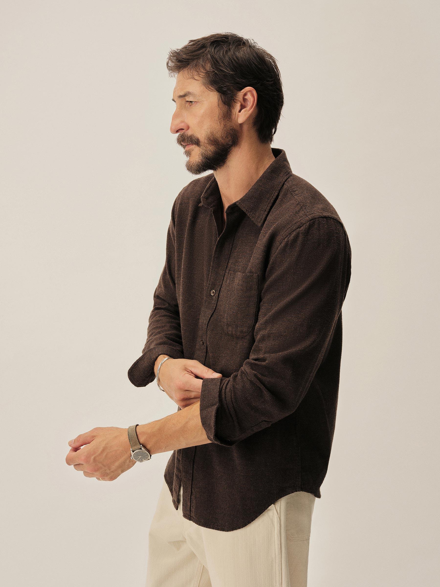 Charcoal Chainmail Check Pacific Twill Flannel Bd Shirt Product Image