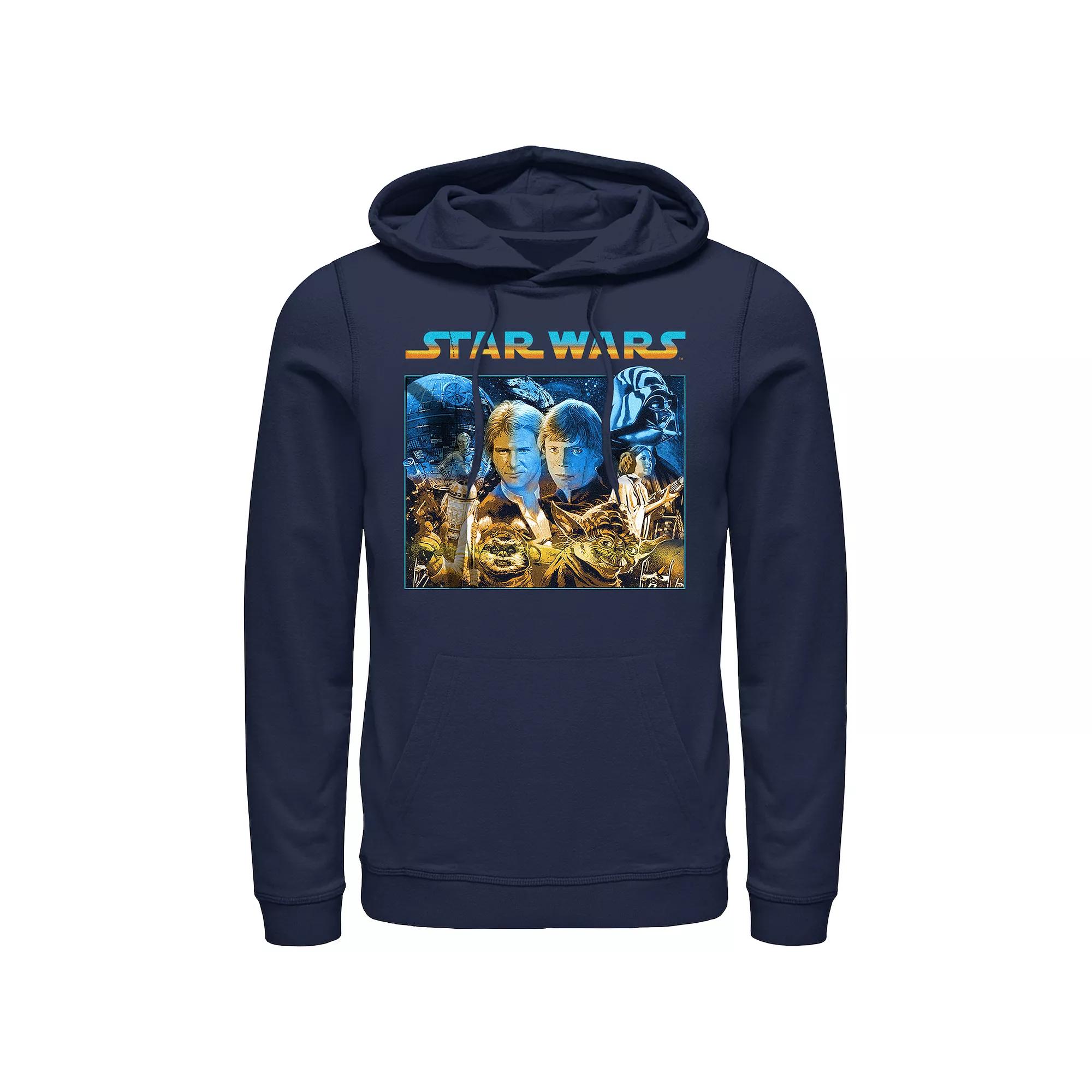 Men's Pride Flag Brush Strokes Graphic Hoodie,  Product Image