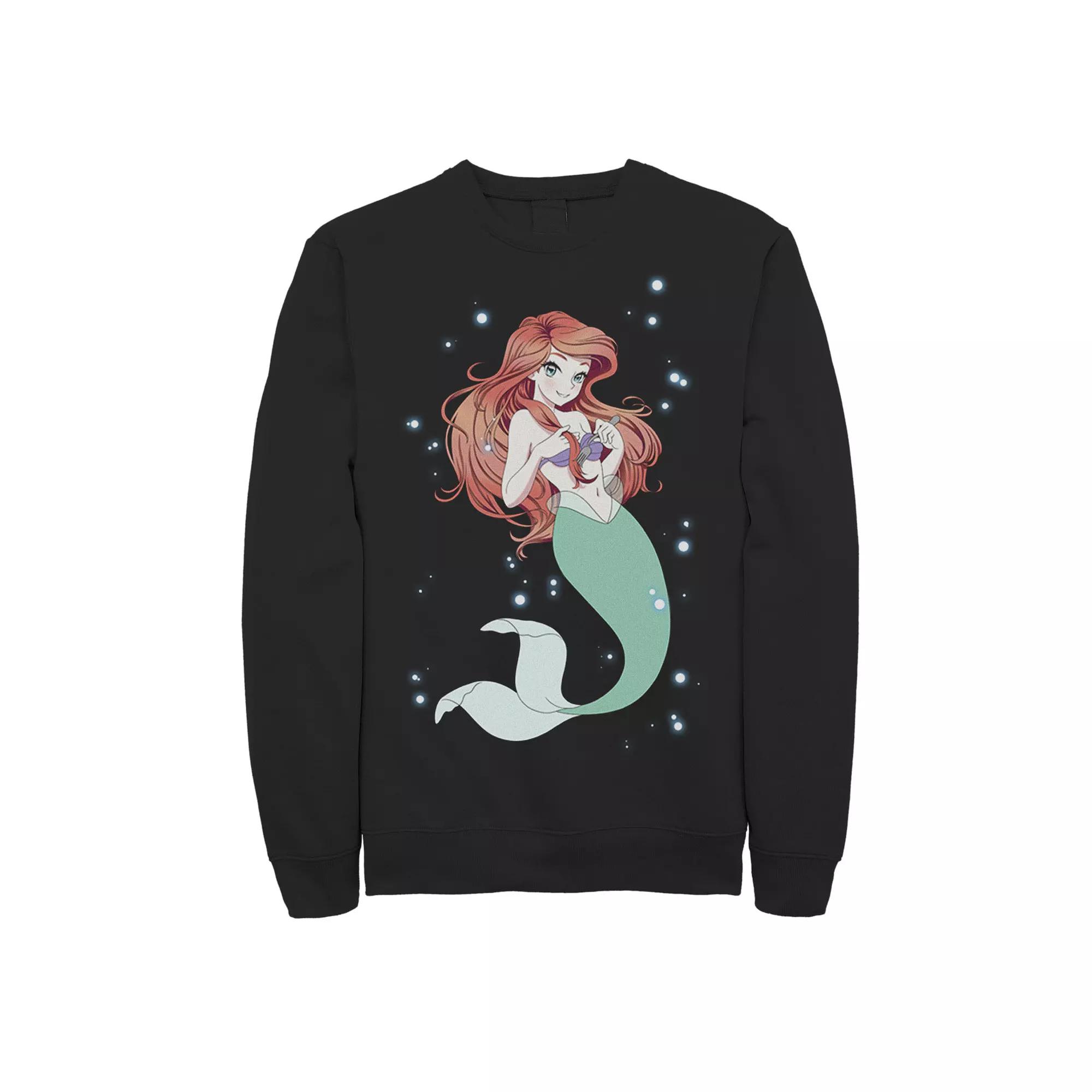 Men's Disney's The Little Mermaid Anime Ariel Sweatshirt,  Product Image