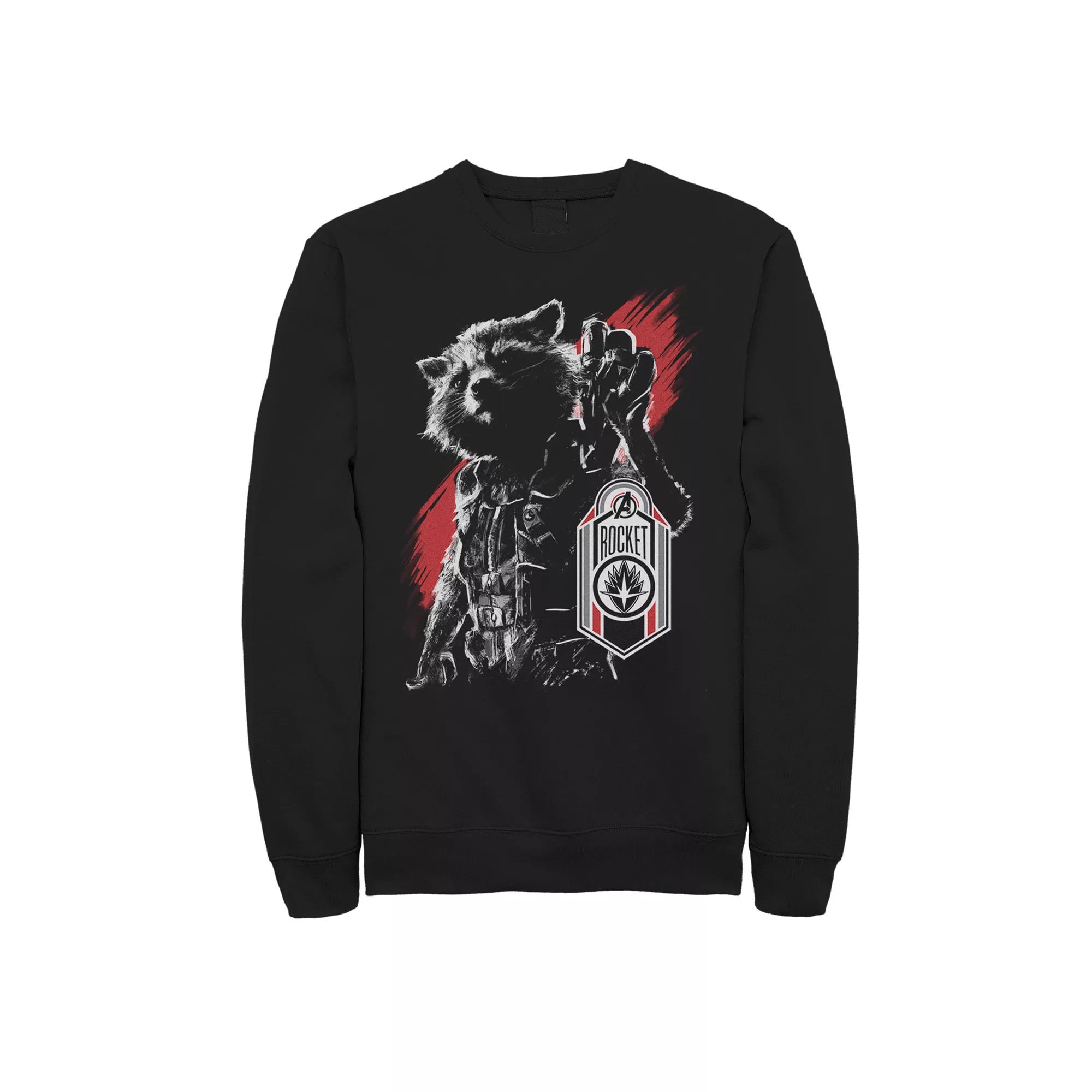 Men's Marvel Avengers Endgame I Love You 3,000 Colorful Text Logo Sweatshirt,  Product Image