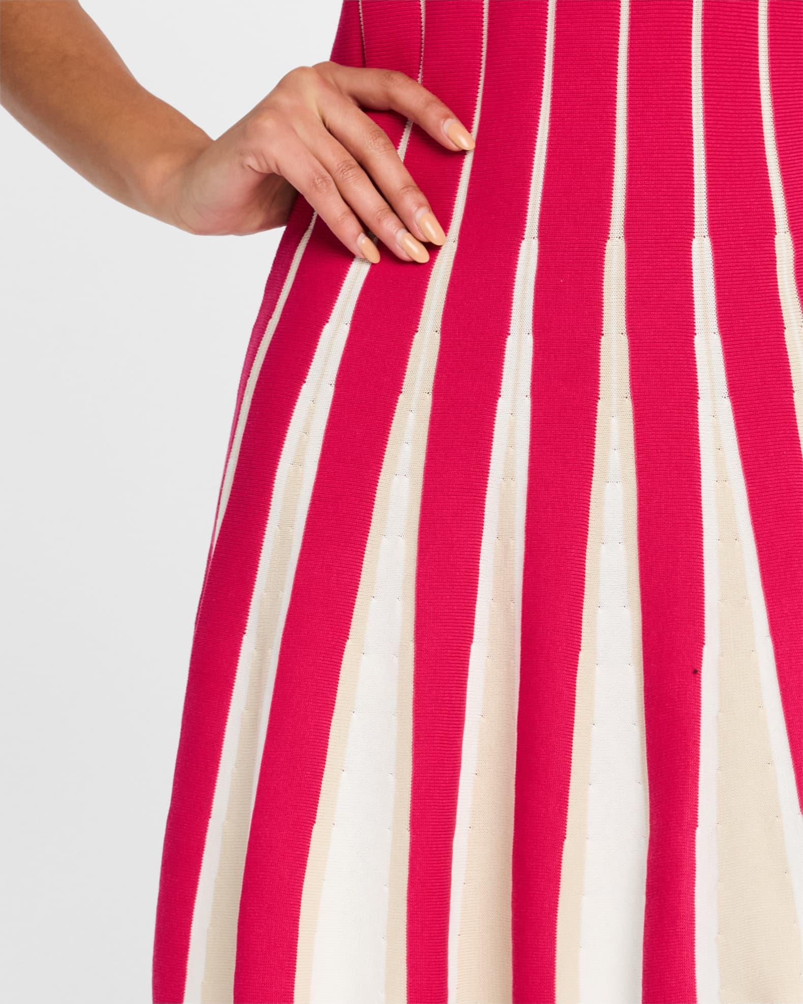 Eloise Striped Knit Mini Dress Product Image