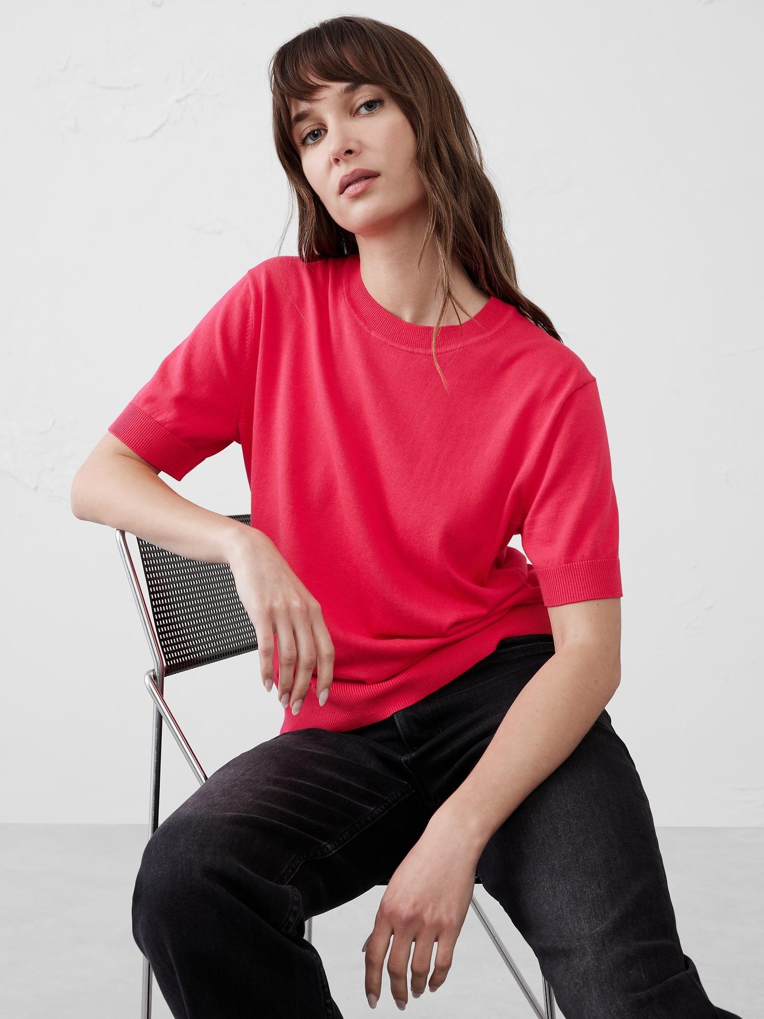 Forever Short-Sleeve Sweater Product Image