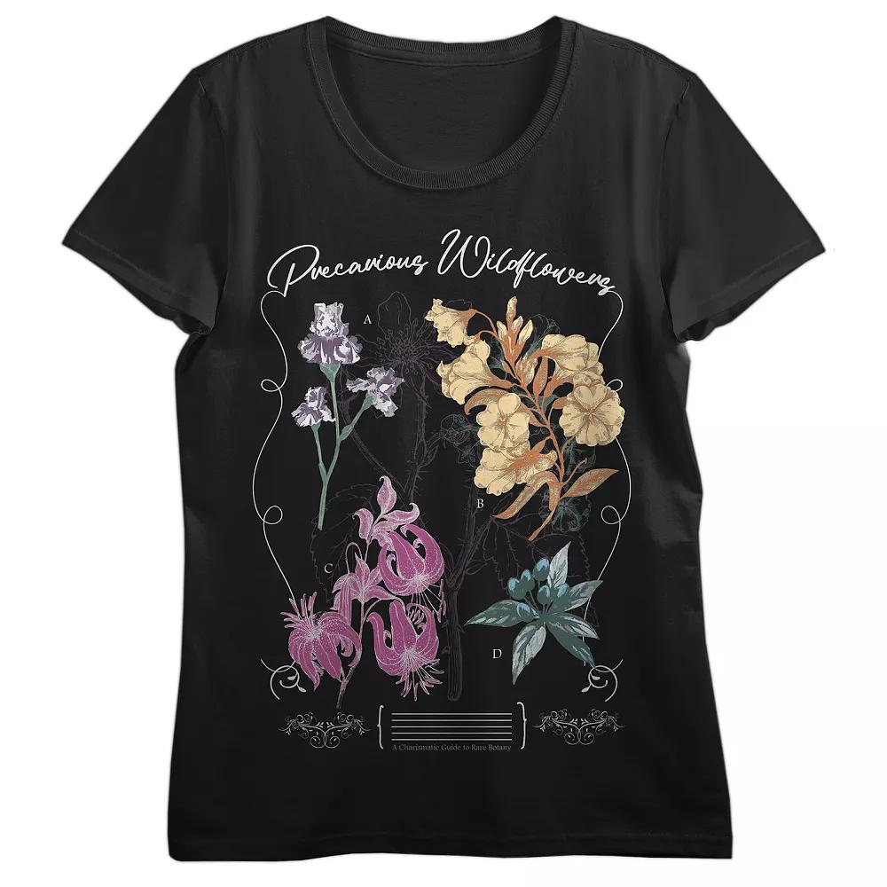 Juniors' Precarious Wildflowers Graphic Tee, Women's,  Product Image