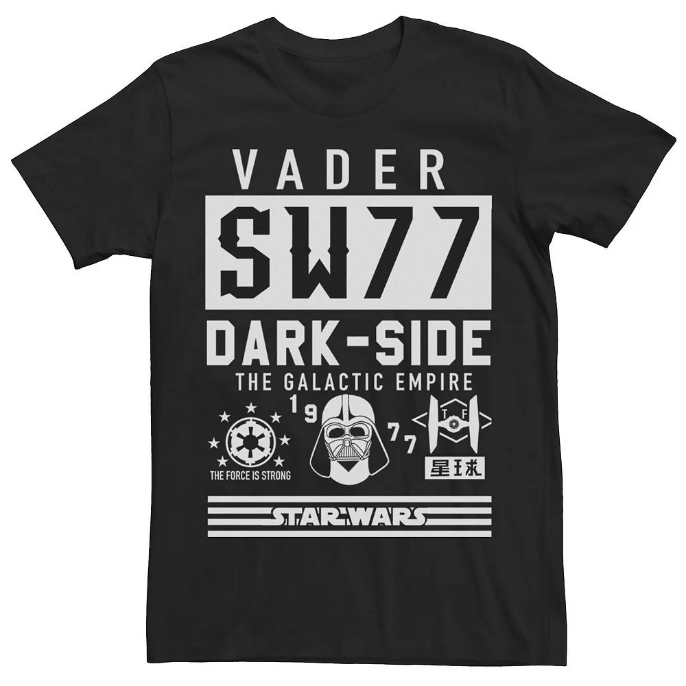 Men's Star Wars Darth Vader Symbols Collage Tee, Size: XL, Black Product Image