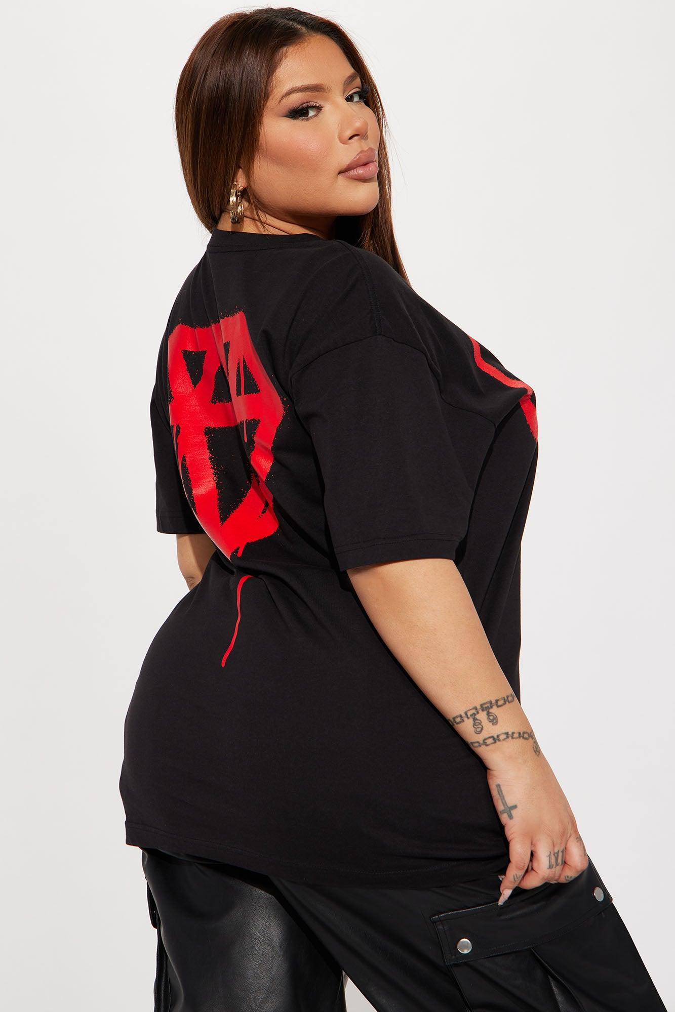 GOAT Graffiti Top - Black/Red Product Image