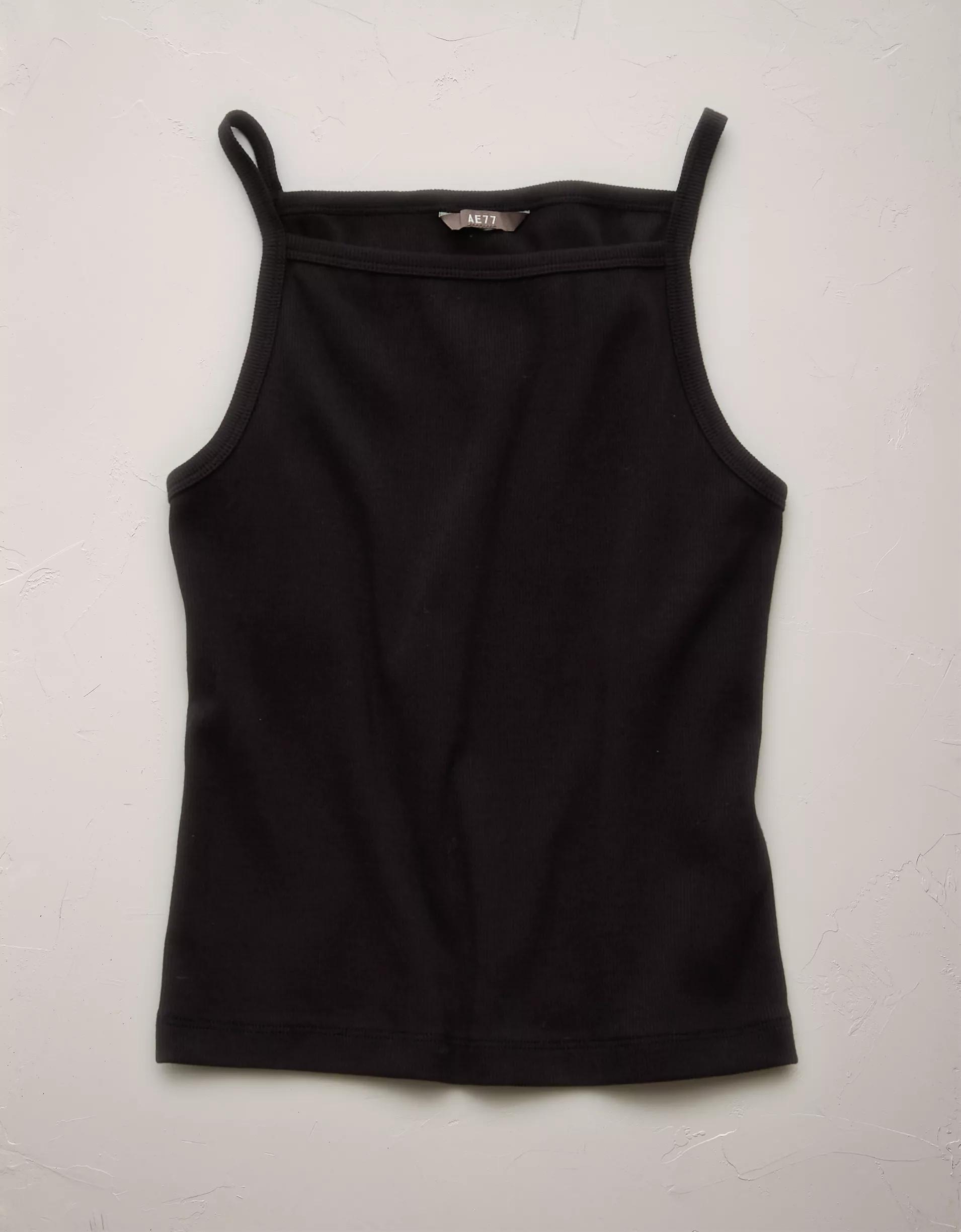 AE77 Premium Straight Neck Tank Top Product Image