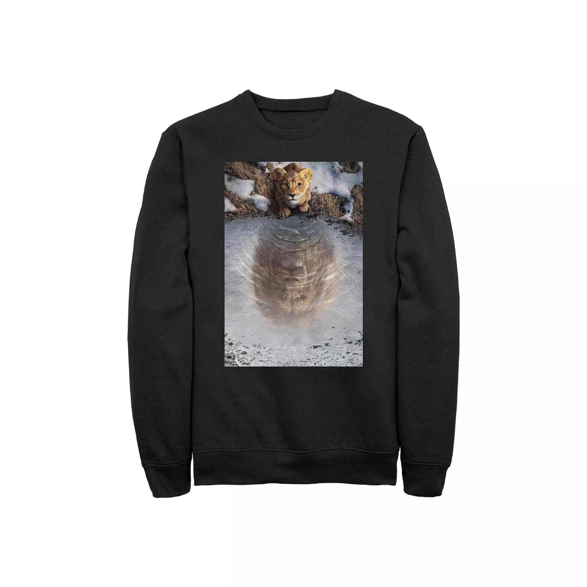 Disney's Mufasa The Lion King Cub Reflection Men's Graphic Fleece,  Product Image