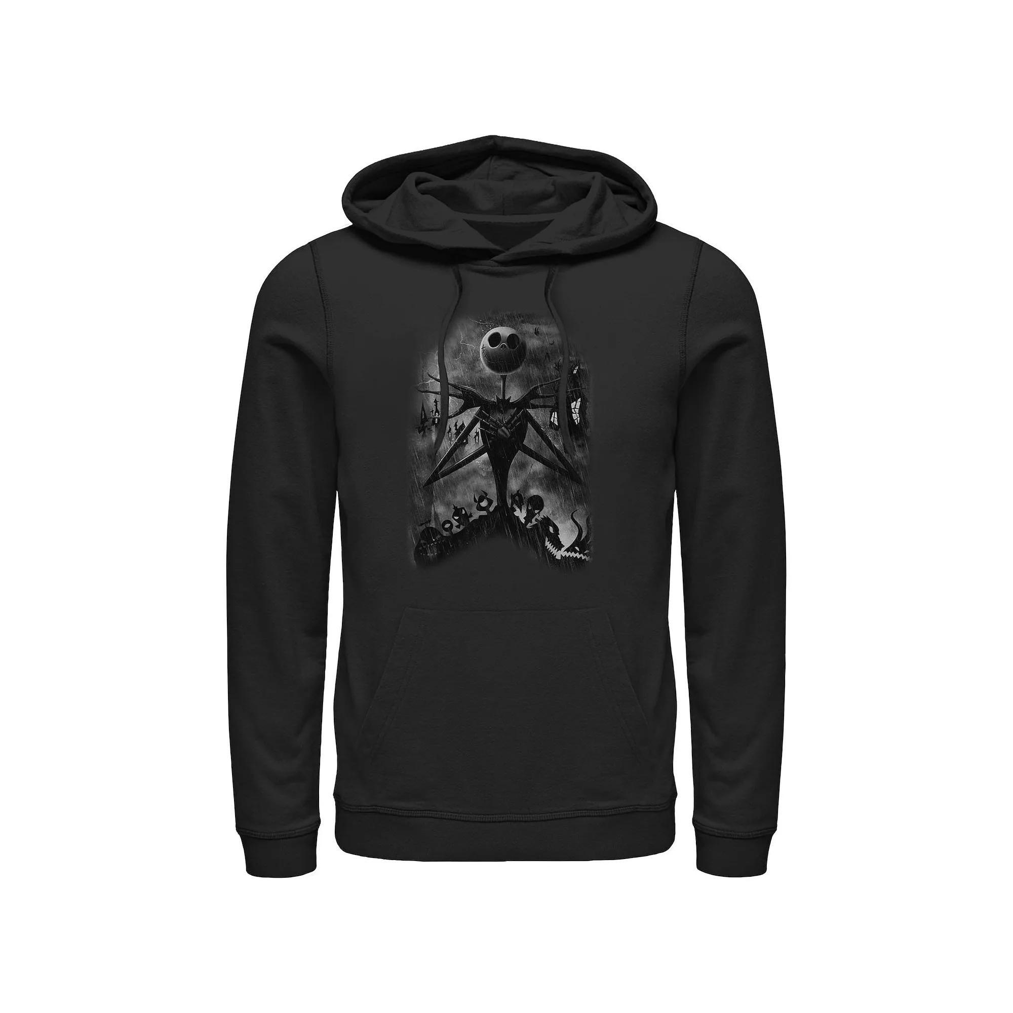 Disney's The Nightmare Before Christmas Jack Night Storm Men's Graphic Hoodie,  Product Image