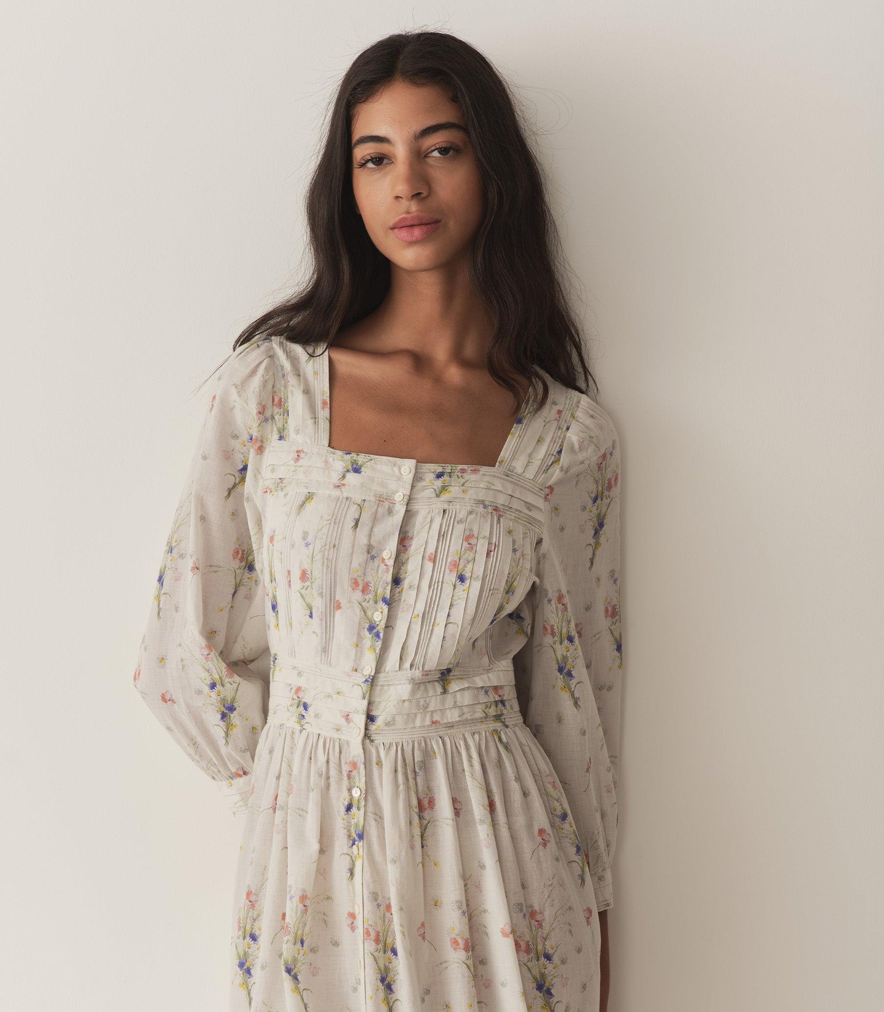 MINTA DRESS -- PAINTED BOUQUET Product Image