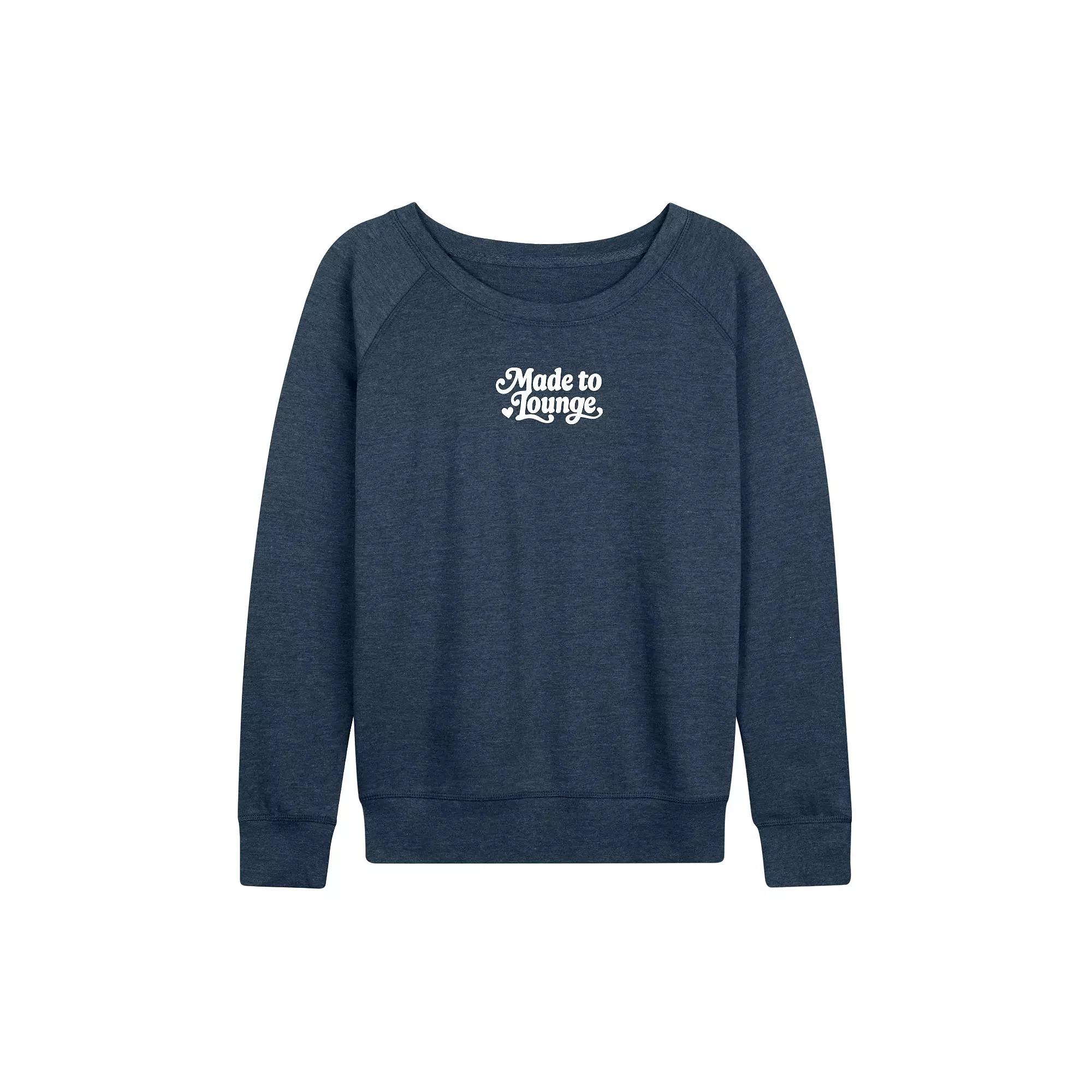Women's Made To Lounge French Terry Long Sleeve Tee,  Product Image