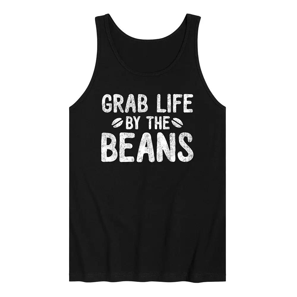 Men's Grab Life By The Beans Tank Top,  Product Image