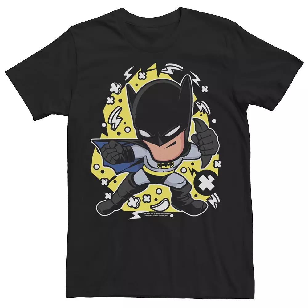 Men's DC Fandome Batman Cartoon Doodle Tee,  Product Image