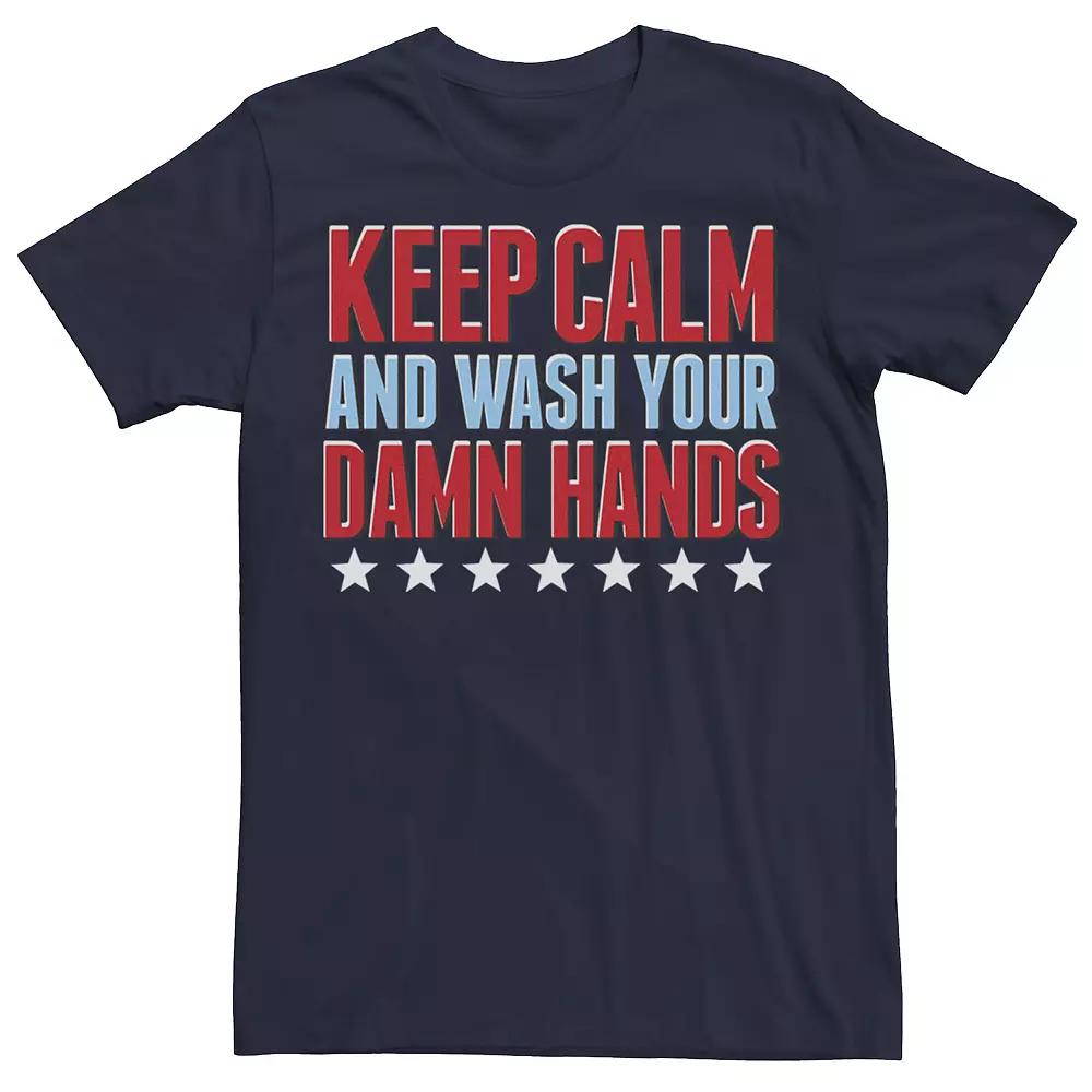 Men's Keep Calm And Wash Your Hands Tee,  Product Image