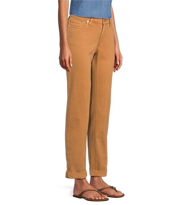Tommy Bahama Leila Sunwashed Twill Mid Rise Ankle Length Boyfriend Jeans Product Image
