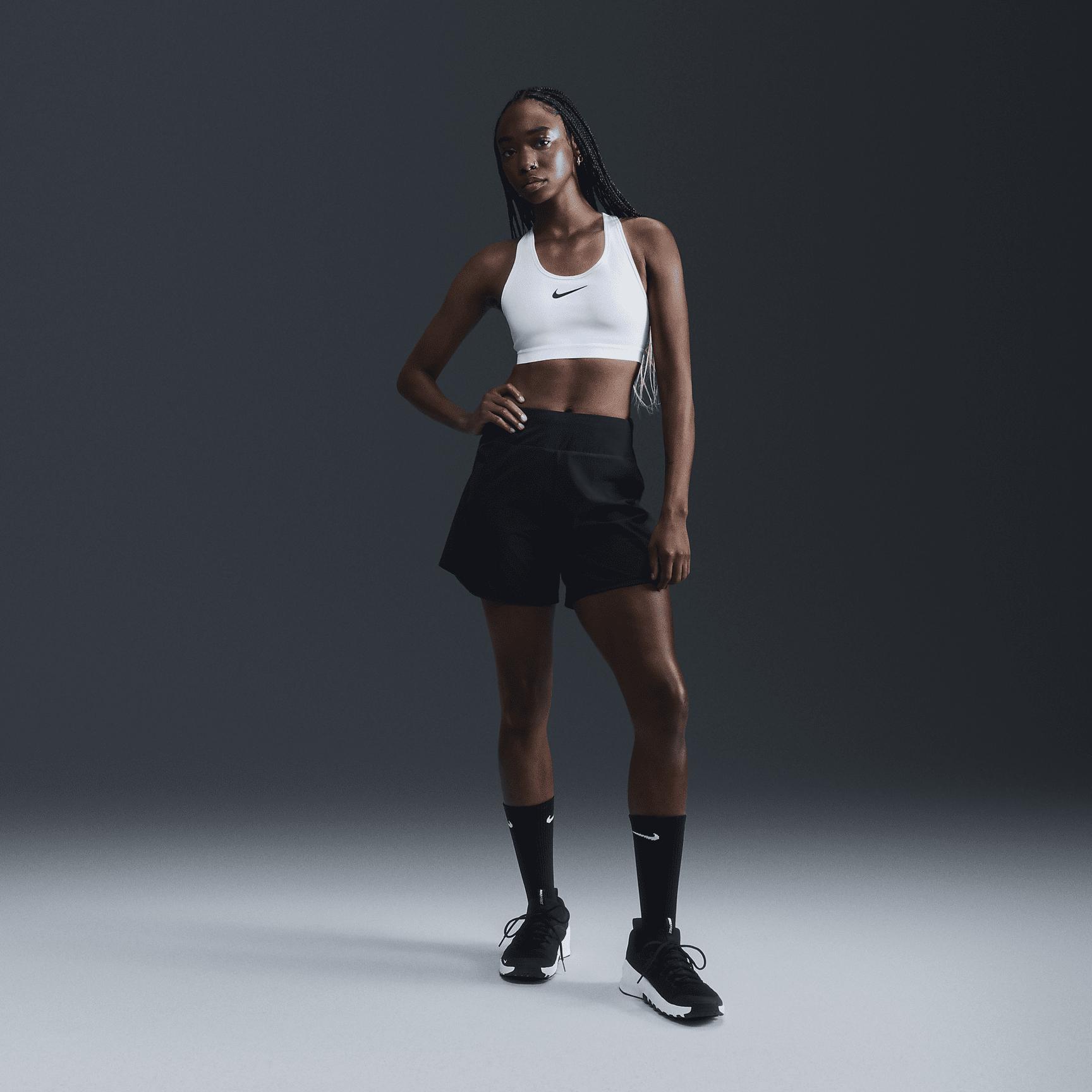 Nike Women's Swoosh High Support Non-Padded Adjustable Sports Bra Product Image